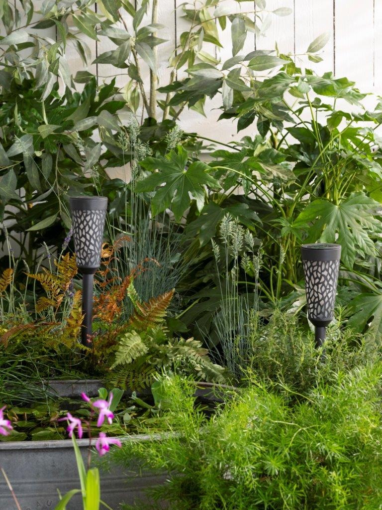 LUXFORM Gartenleuchte "Luxform Solar Torch Swansea" LED-Modul 1 Stk. Warmwe günstig online kaufen