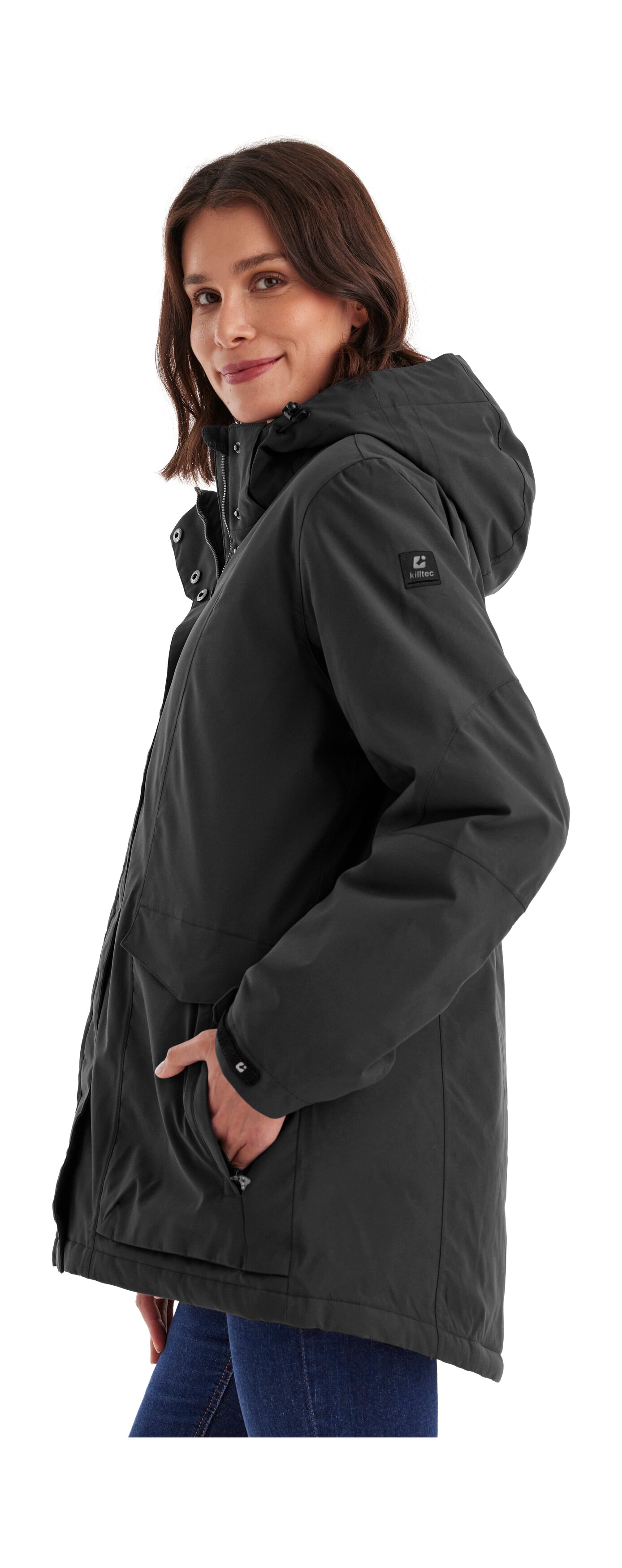 Thumbnail - Killtec Funktionsjacke "Damen Jacke", Wasserdichte, atmungsaktive Damenjacke mit abnehmbarer Kapuze