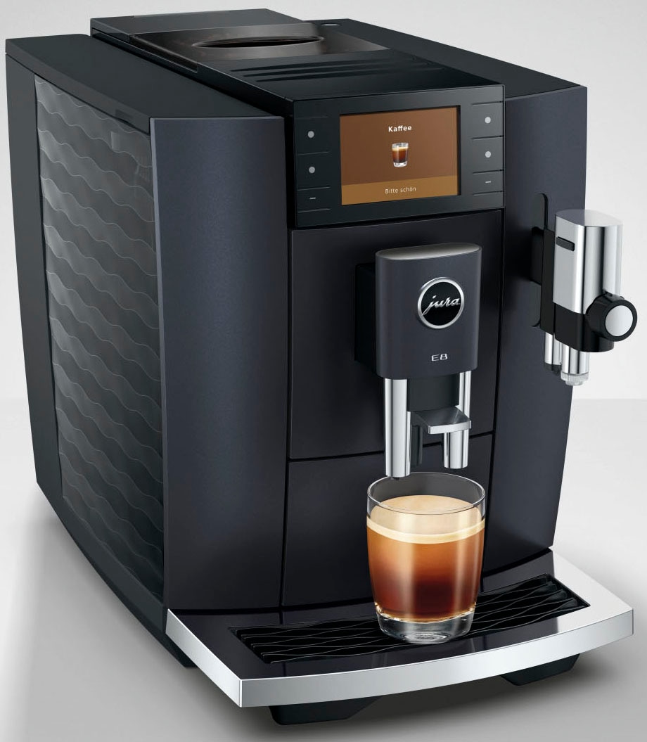 JURA Kaffeevollautomat »15749 E8 Cosmic Black (ED)«