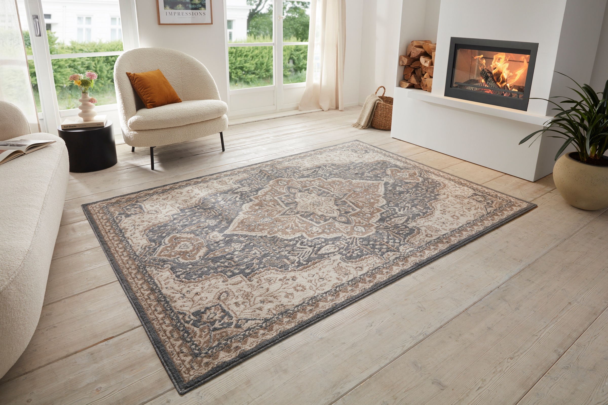 HANSE Home Teppich »Orken«, rechteckig, 8 mm Höhe, Kurzflor, Läufer, Orient, Vintage, Wohnzimmer, Schlafzimmer, Esszimmer
