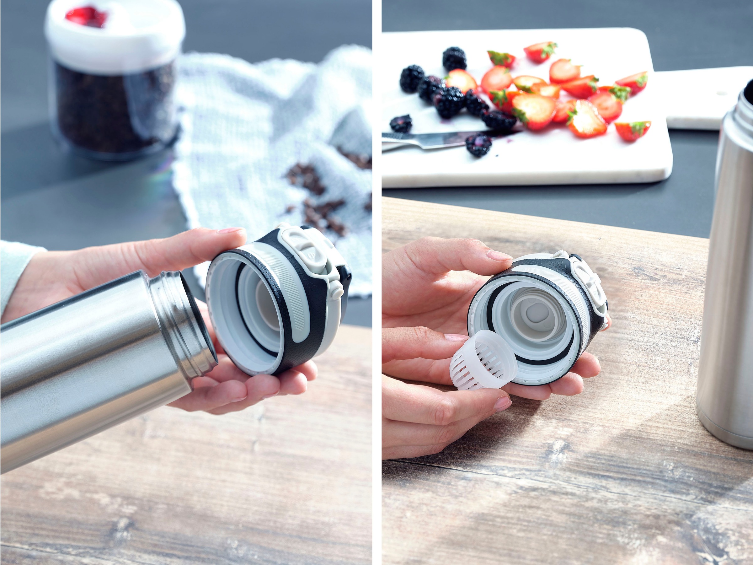 Leifheit Thermoflasche »Flip« 600 ml