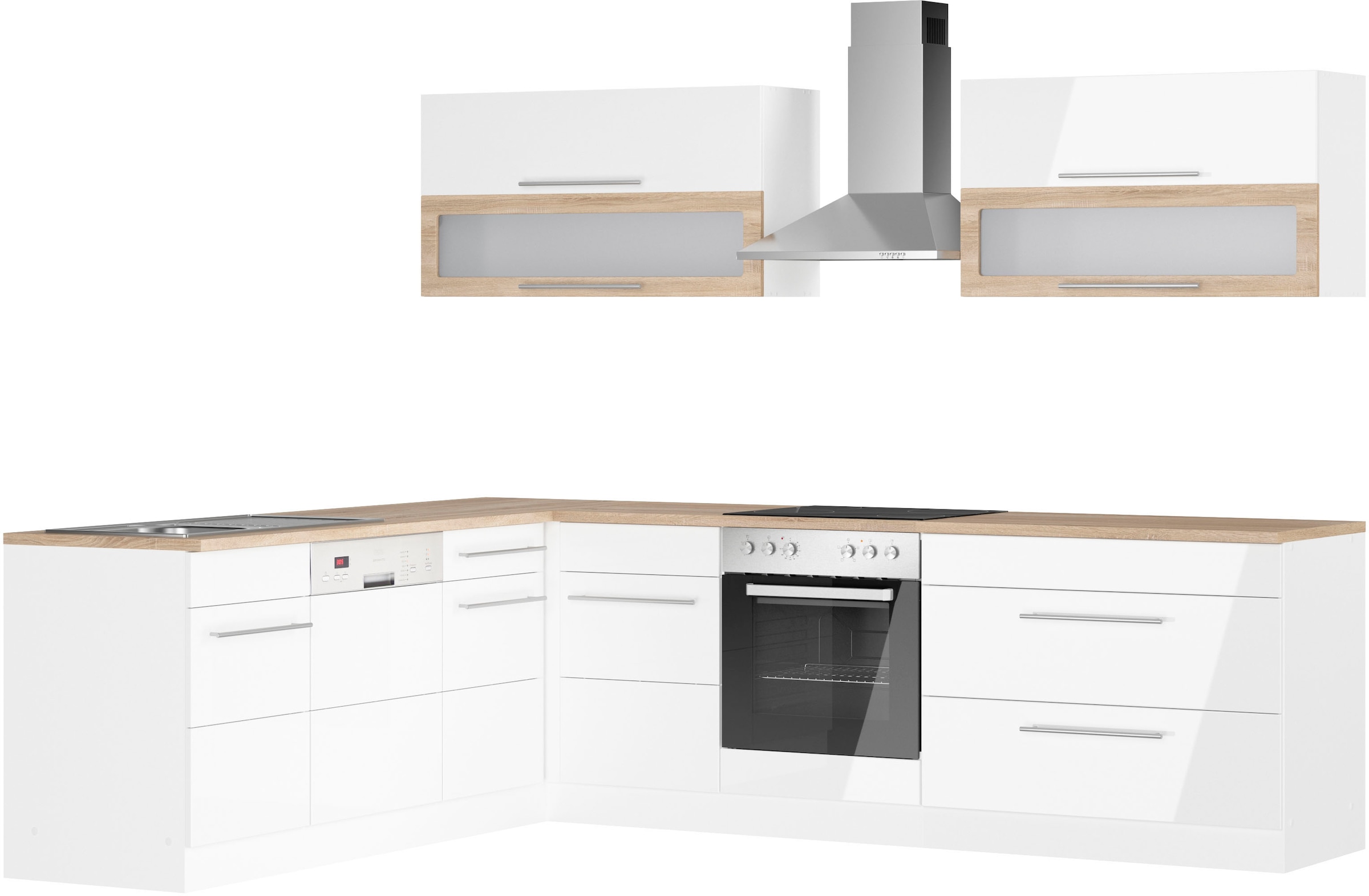 HELD MÖBEL Winkelküche "Wien", Stellbreite 220 x 270 cm, wahlweise mit E-Ge günstig online kaufen