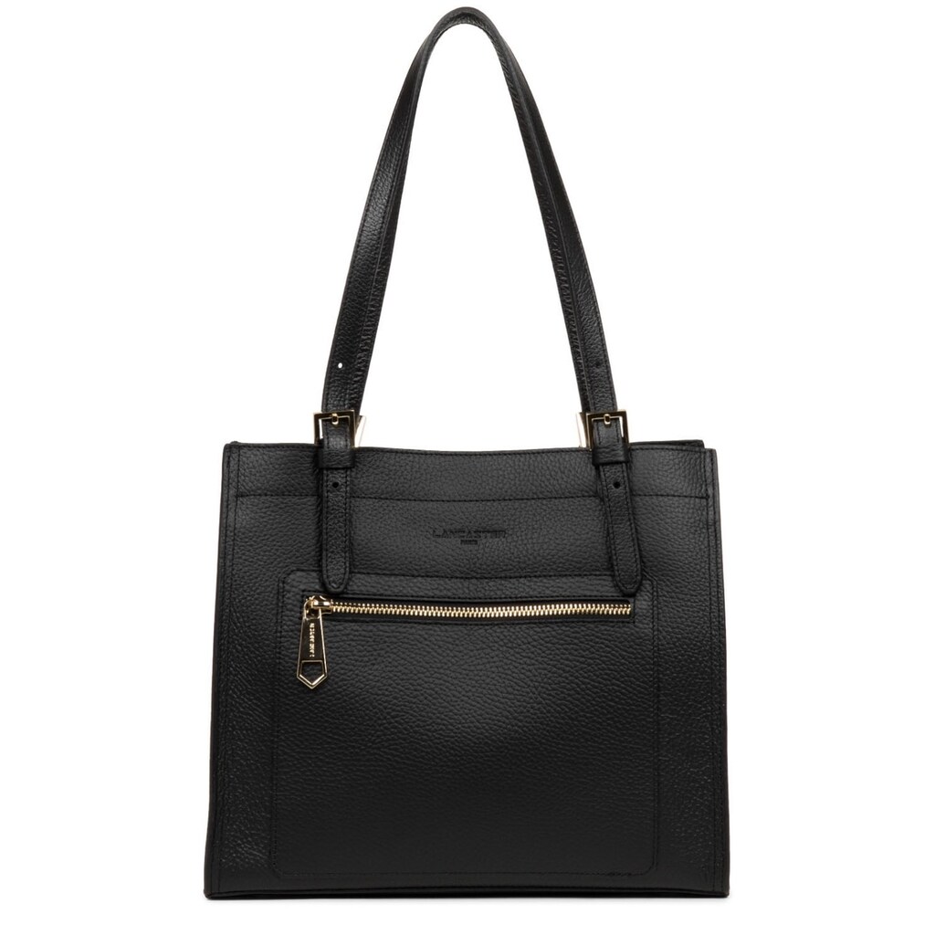 Damenmode Taschen LANCASTER Shopper, mit Reißverschluss-Vortasche schwarz