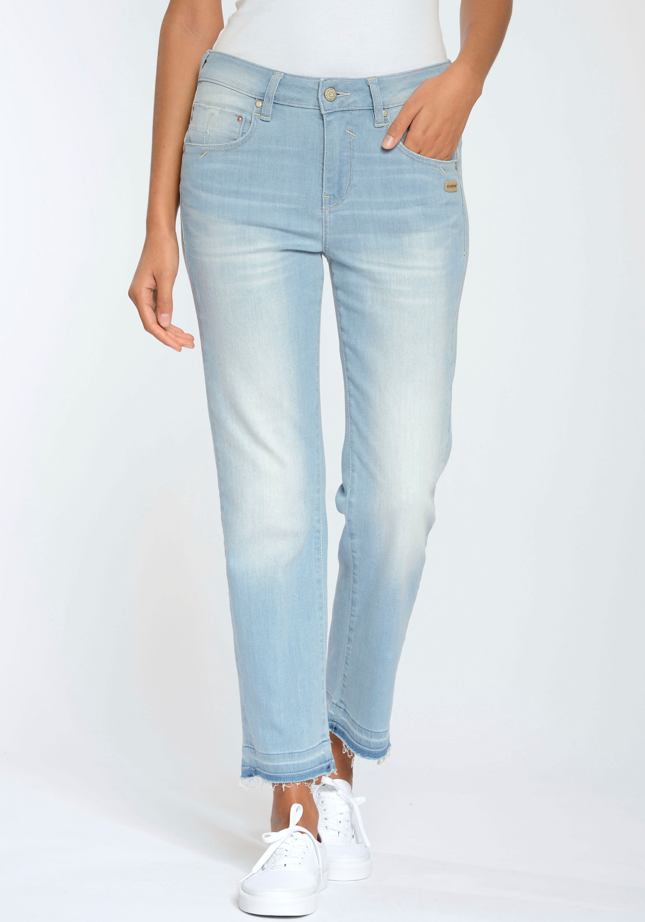 GANG Straight-Jeans »94RUBINIA CROPPED« per...