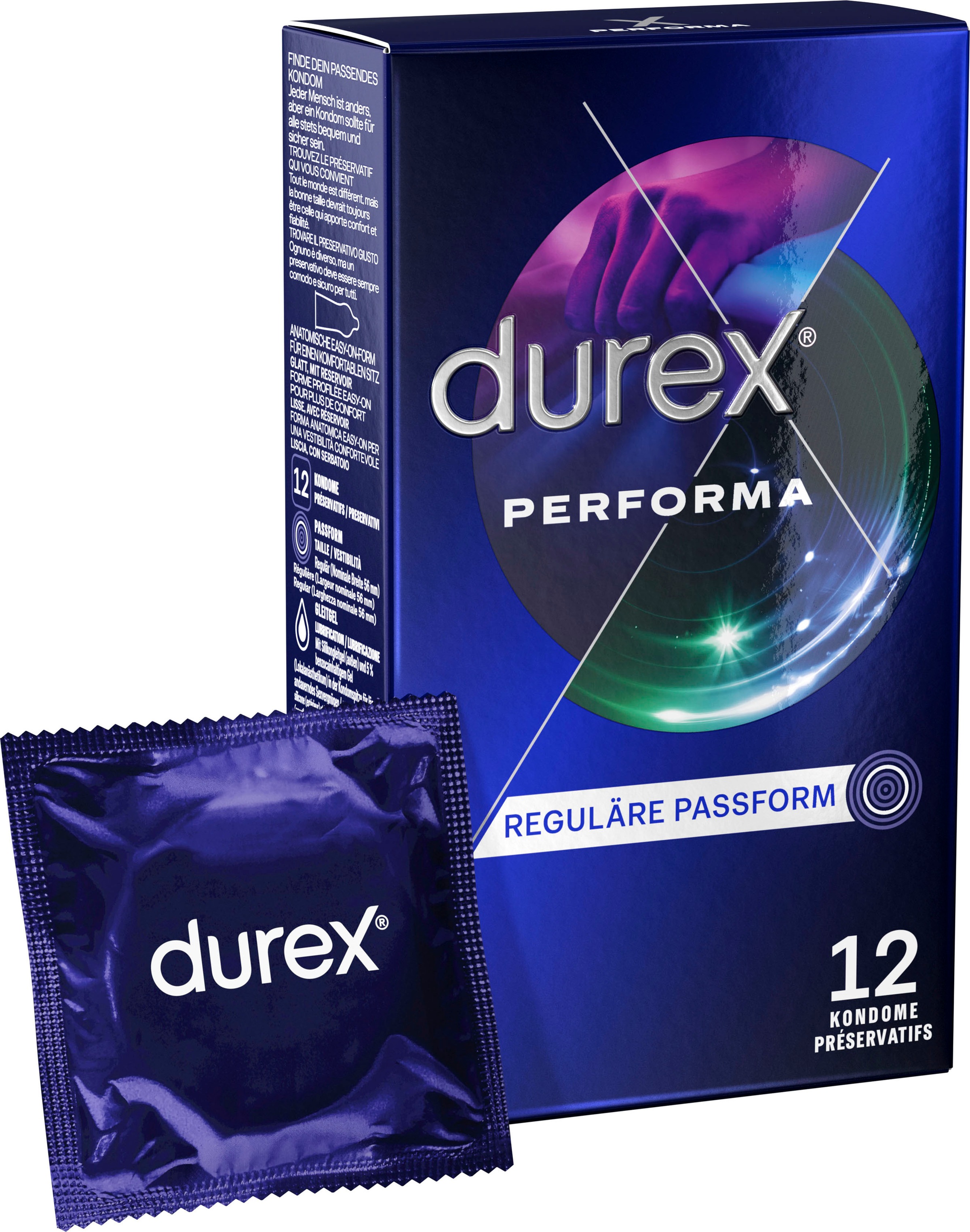 Kondome Haltbar Bis 2023 Wann Gekauft durex Kondome »Performa«, (Packung, 12 St.), Für Sex, der länger anhält