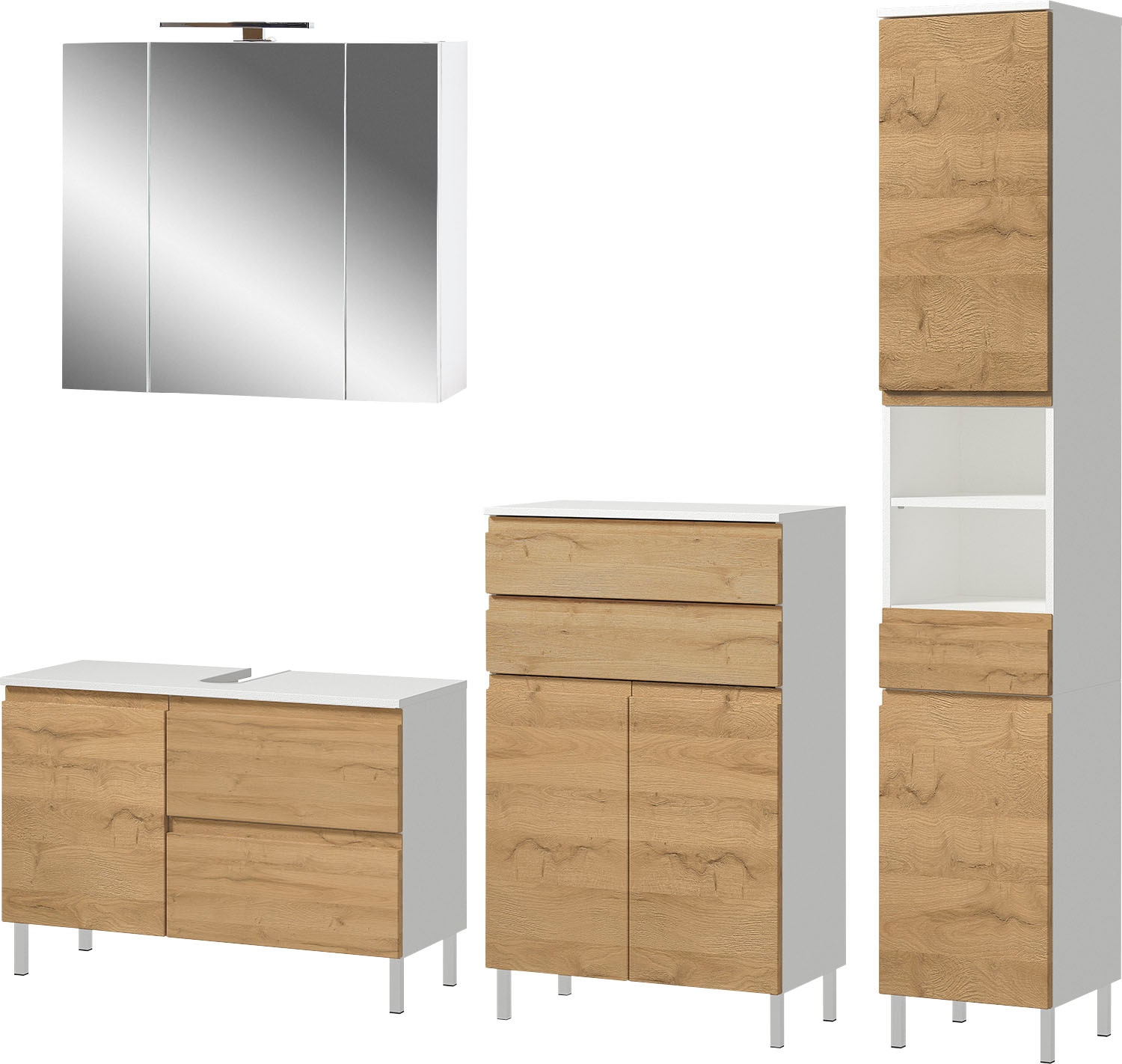 GERMANIA Badmöbel-Set "Torrance" 4 Stk. tlg. günstig online kaufen