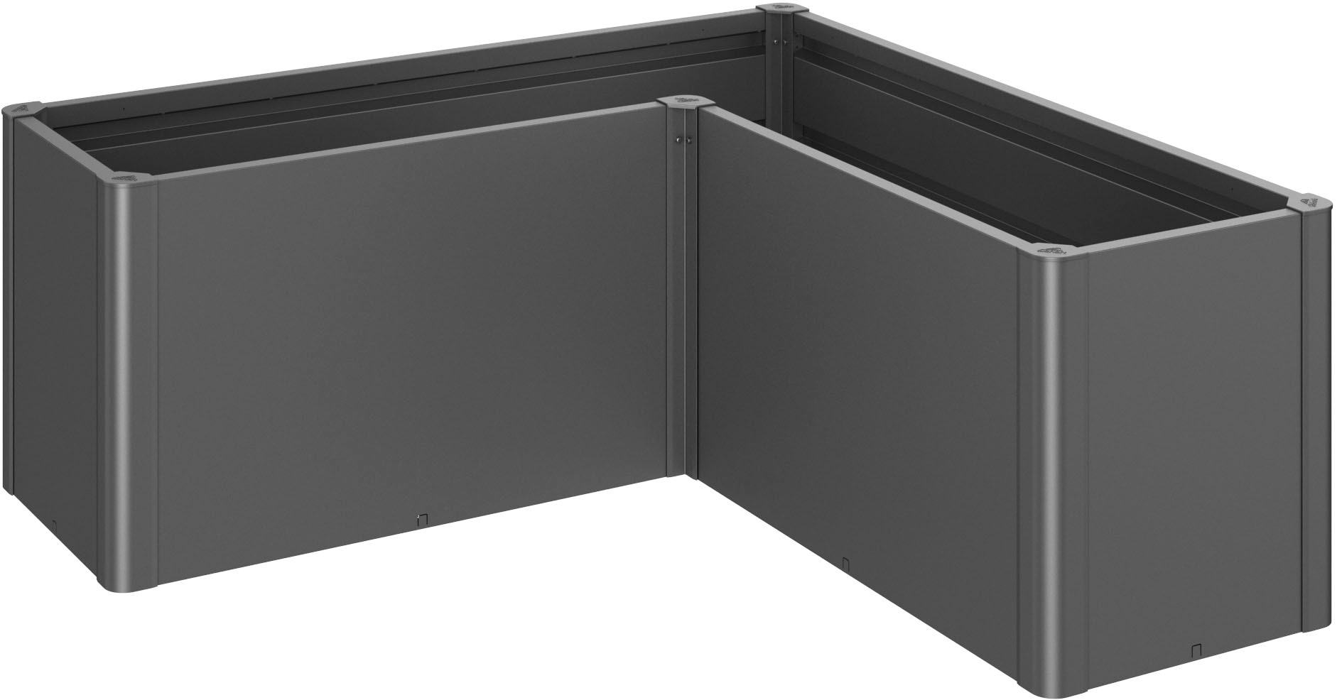 Biohort 1100000002199 "BELVEDERE L-Form midi 1,5, verschiedene Farben" 152x152x61 cm, extrem langlebig, aus Metall
