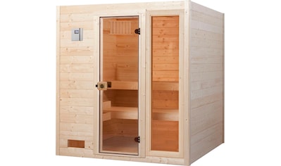 Sauna »Valida E 2«, inkl. Ofen und digitaler Steuerung, GTF, 7,5 KW, S