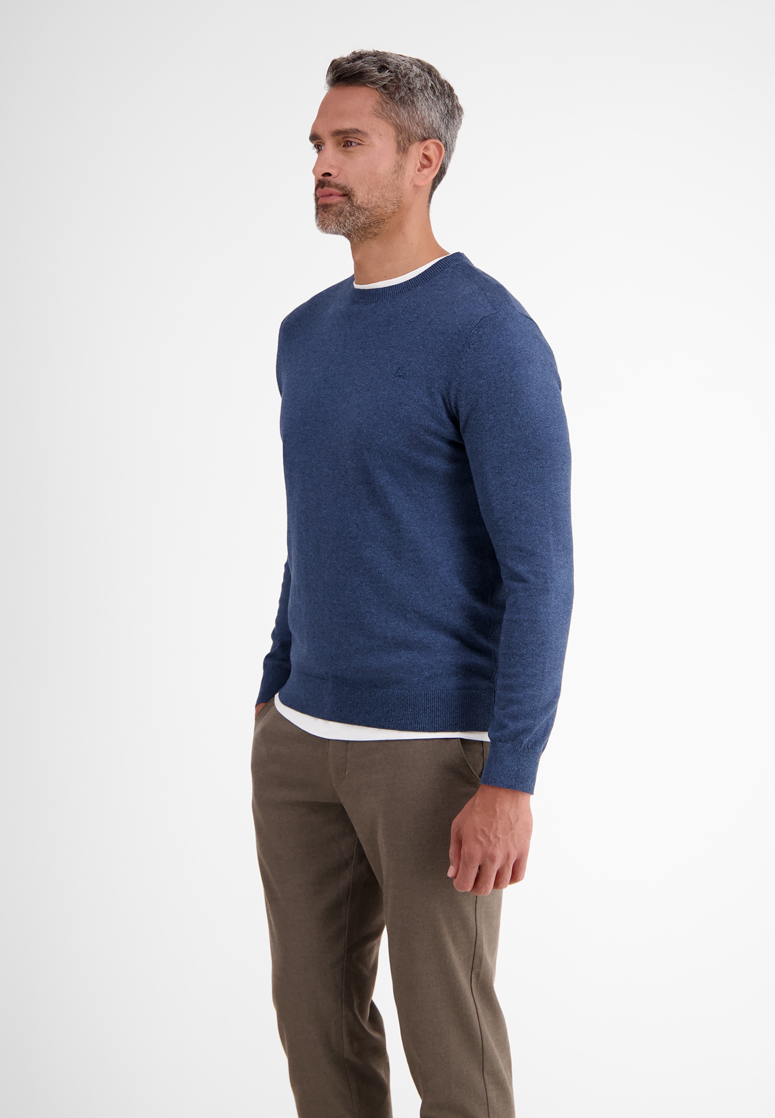 LERROS Strickpullover »LERROS Lässiger Flachstrickpullover«