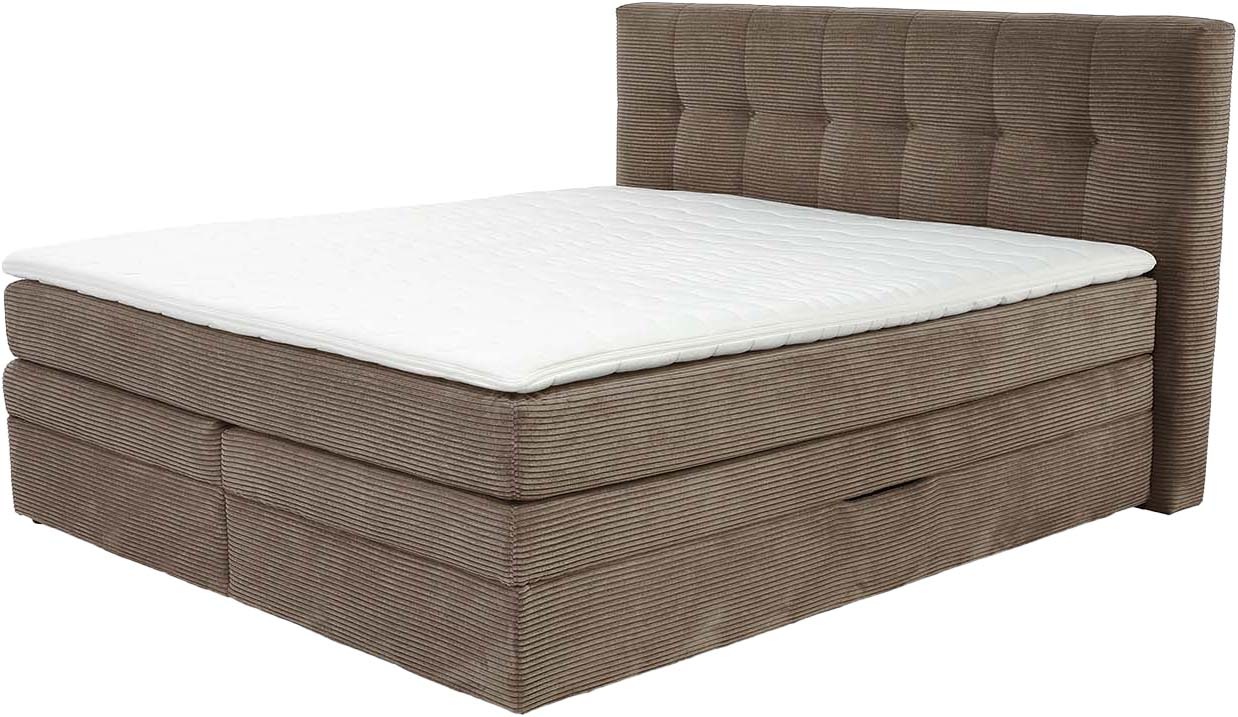 Jockenhöfer Gruppe Boxspringbett "Amy" mit Bettkasten und Kaltschaum-Topper günstig online kaufen