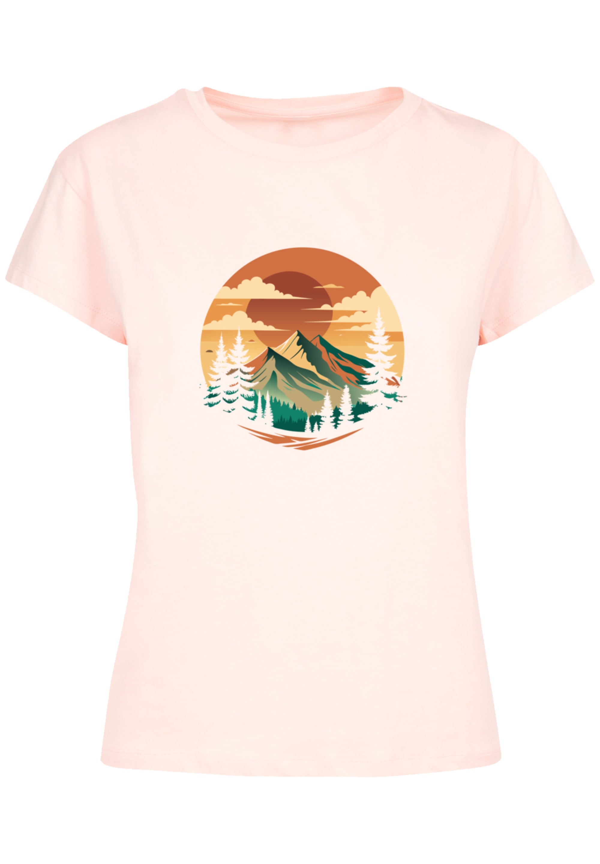 F4NT4STIC T-Shirt »Sonnenuntergang Berglandschaft« Premium Qualität