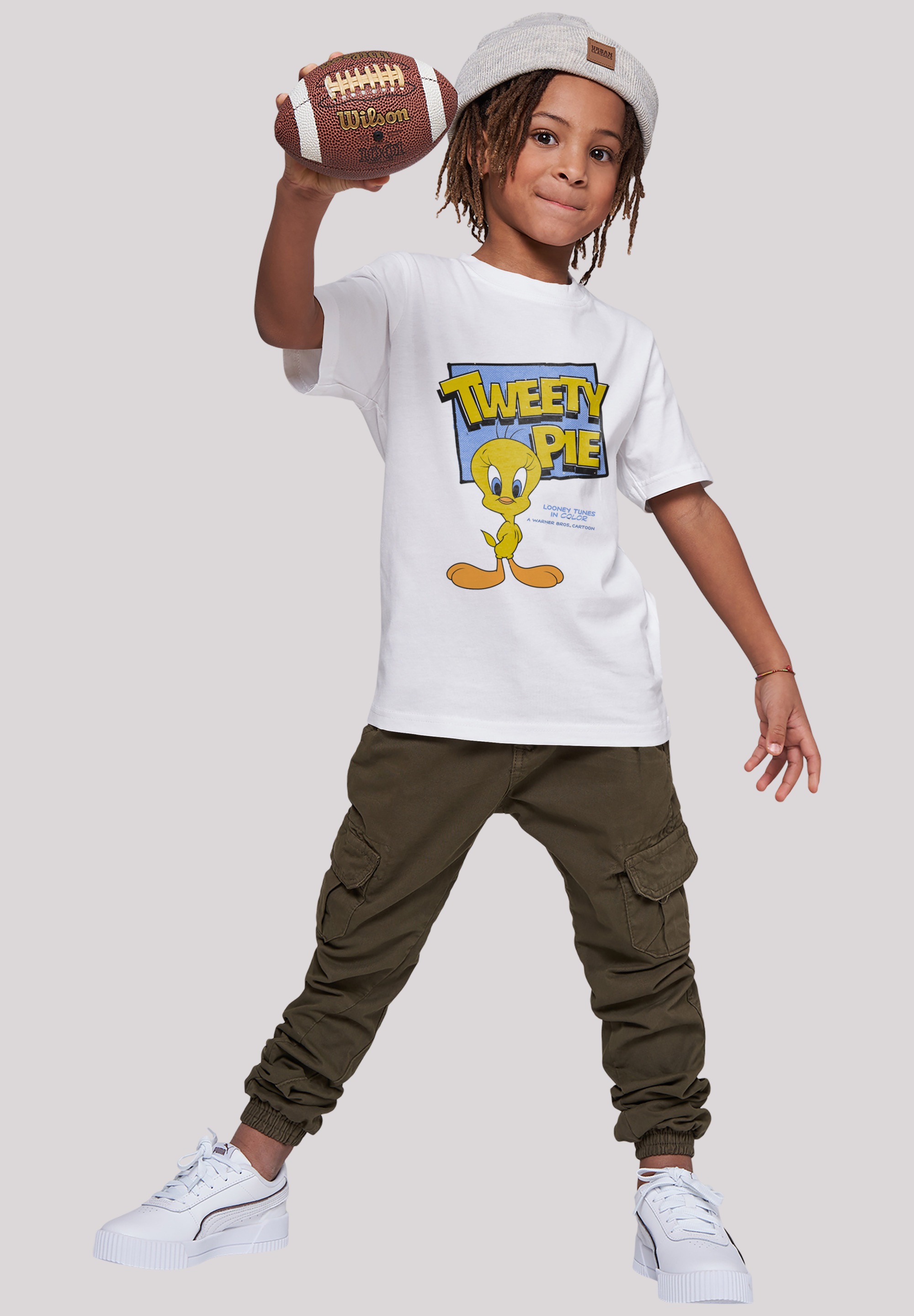 F4NT4STIC T-Shirt »Looney Tunes Classic Unisex | Pie«, Tweety online Kinder,Premium Merch,Jungen,Mädchen,Bedruckt bestellen BAUR