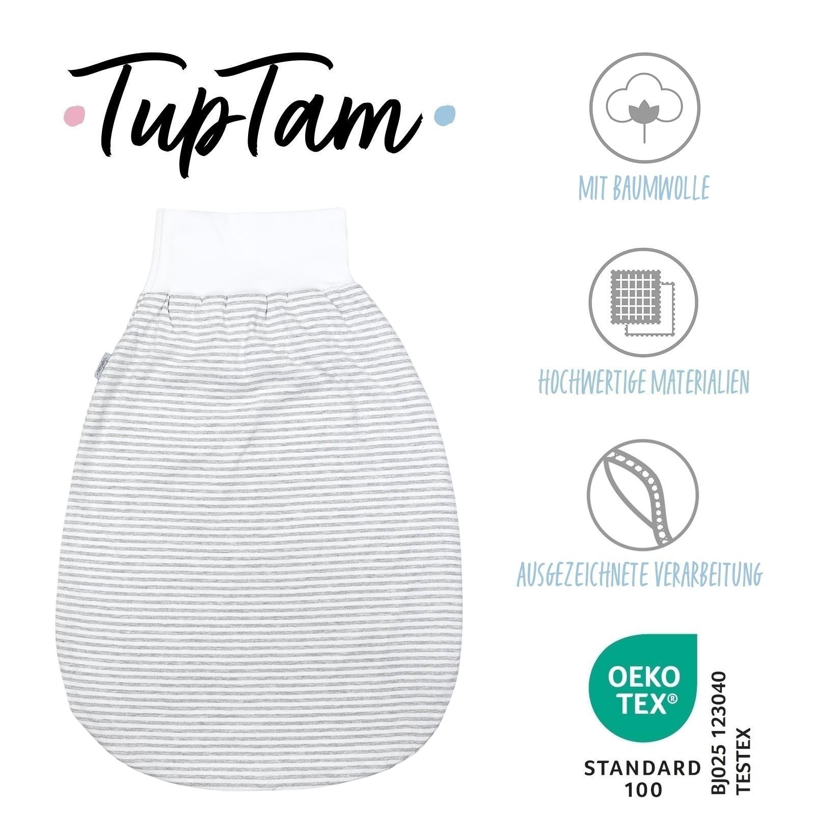TupTam Babyschlafsack »Strampelsack Baby Strampelsack mit breitem Bund Unwattiert«