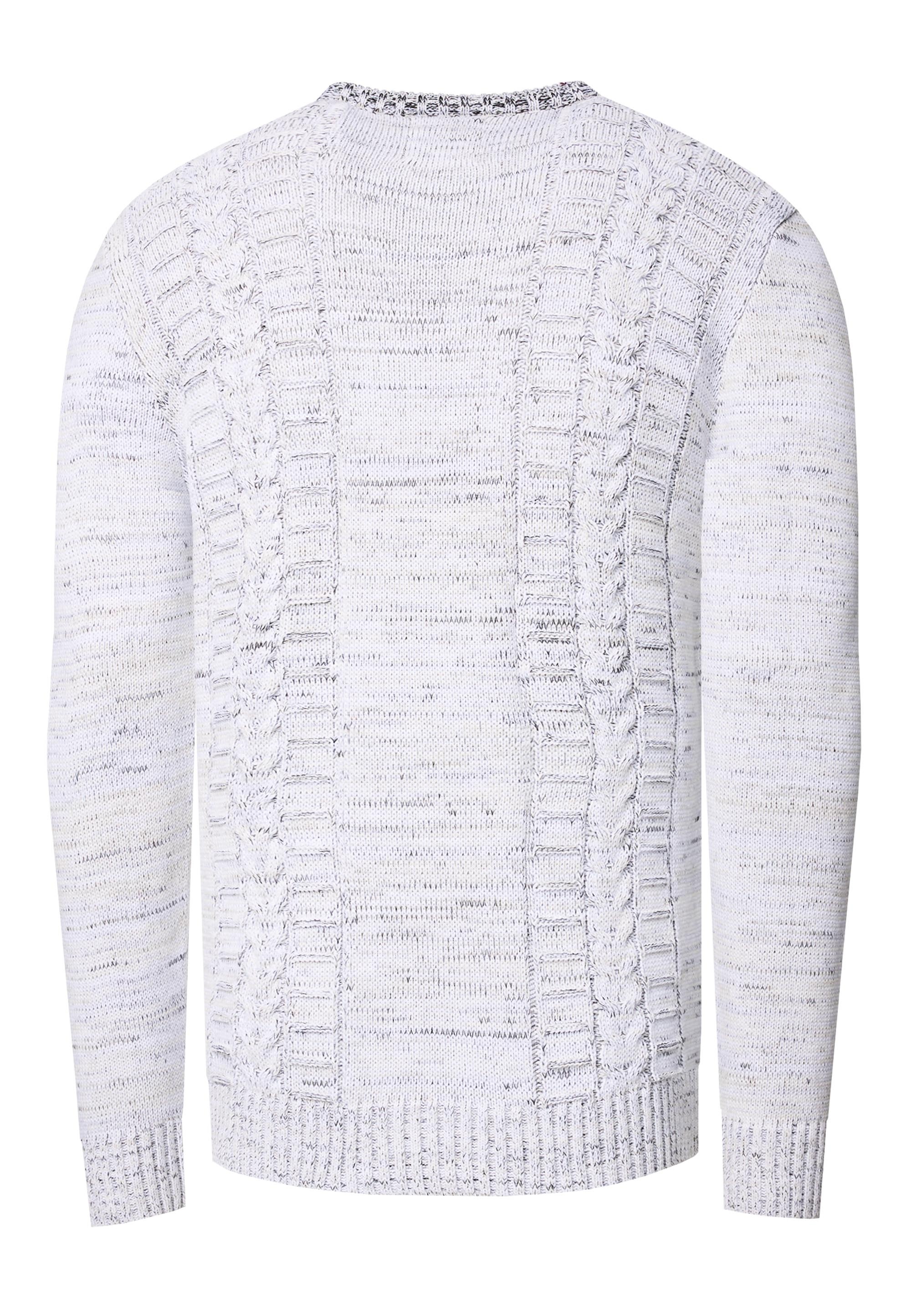 Rusty Neal Strickpullover, mit meliertem Design