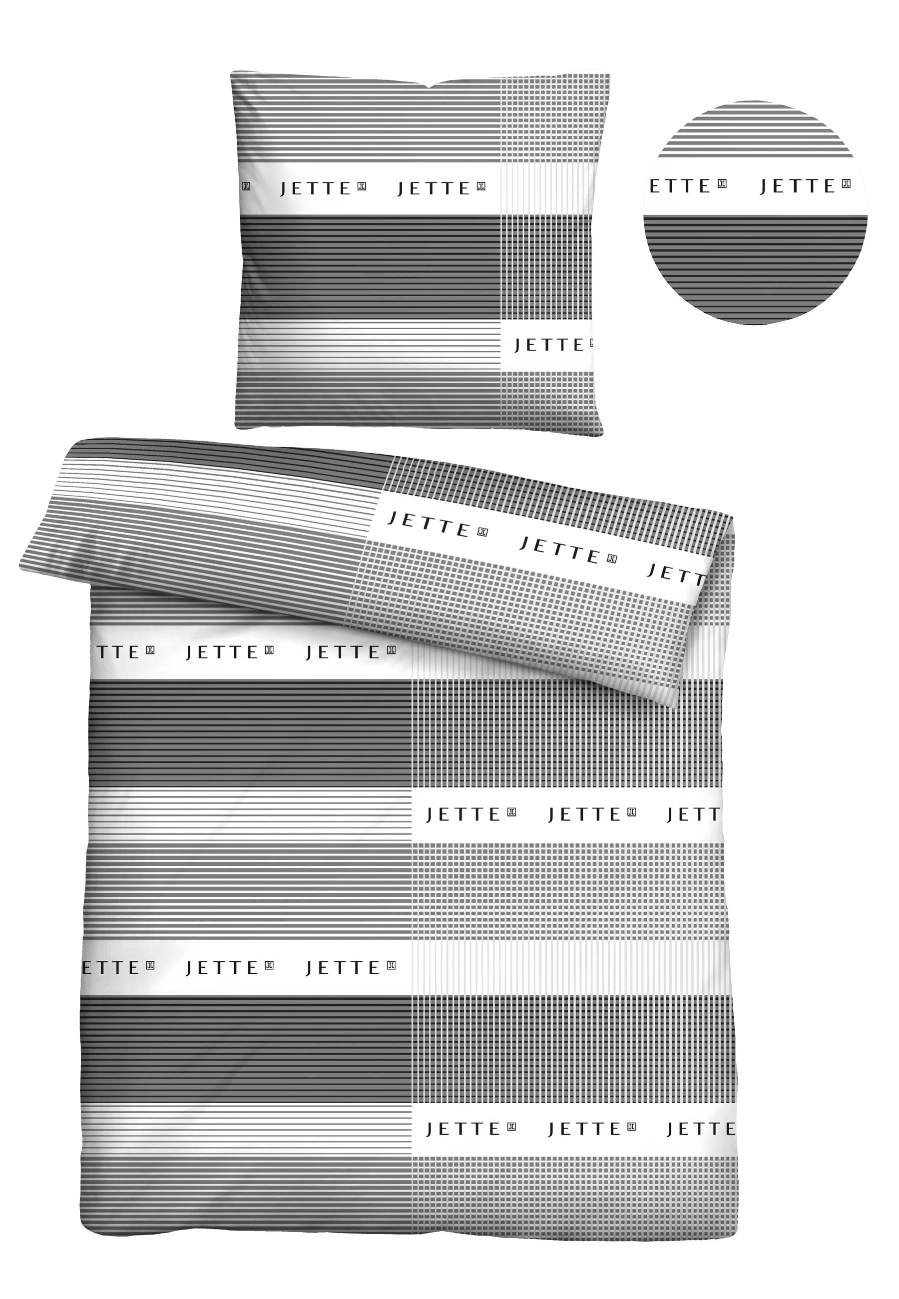 JETTE Bettwäsche »0401616«, hautfreundlich, kühlend, entworfen von der Designerin Jette Joop