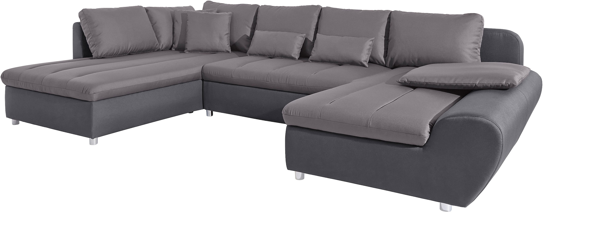 sit&more Wohnlandschaft »Bandos U-Form«, in 2 unterschiedlichen Größen, wahlweise mit Bettfunktion + Bettkasten