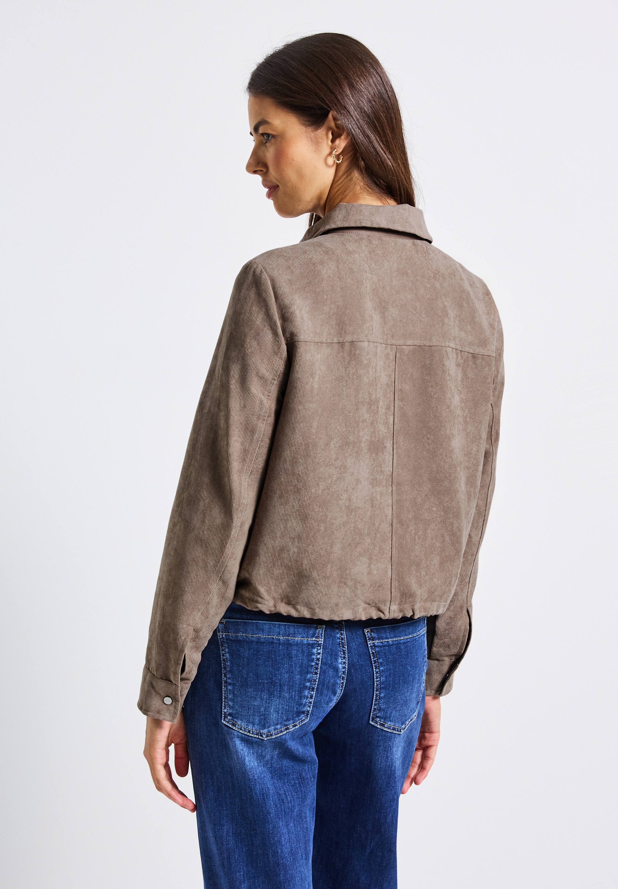 STREET ONE Kurzjacke, ohne Kapuze, in Cord-Optik günstig online kaufen
