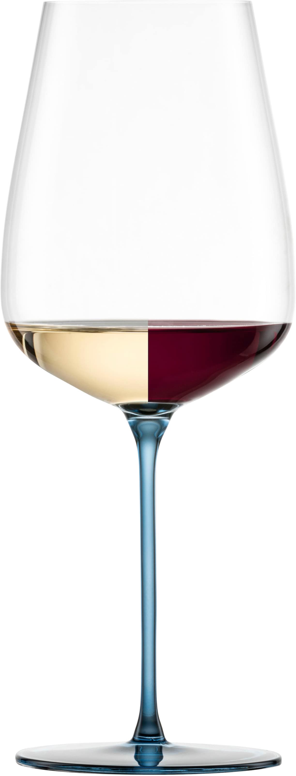 Eisch Weinglas »INSPIRE SENSISPLUS, Made in Germany«, (Set, 2 tlg., 2  Gläser im Geschenkkarton), Veredelung der farbigen Stiele in Handarbeit, 2-teilig  | BAUR
