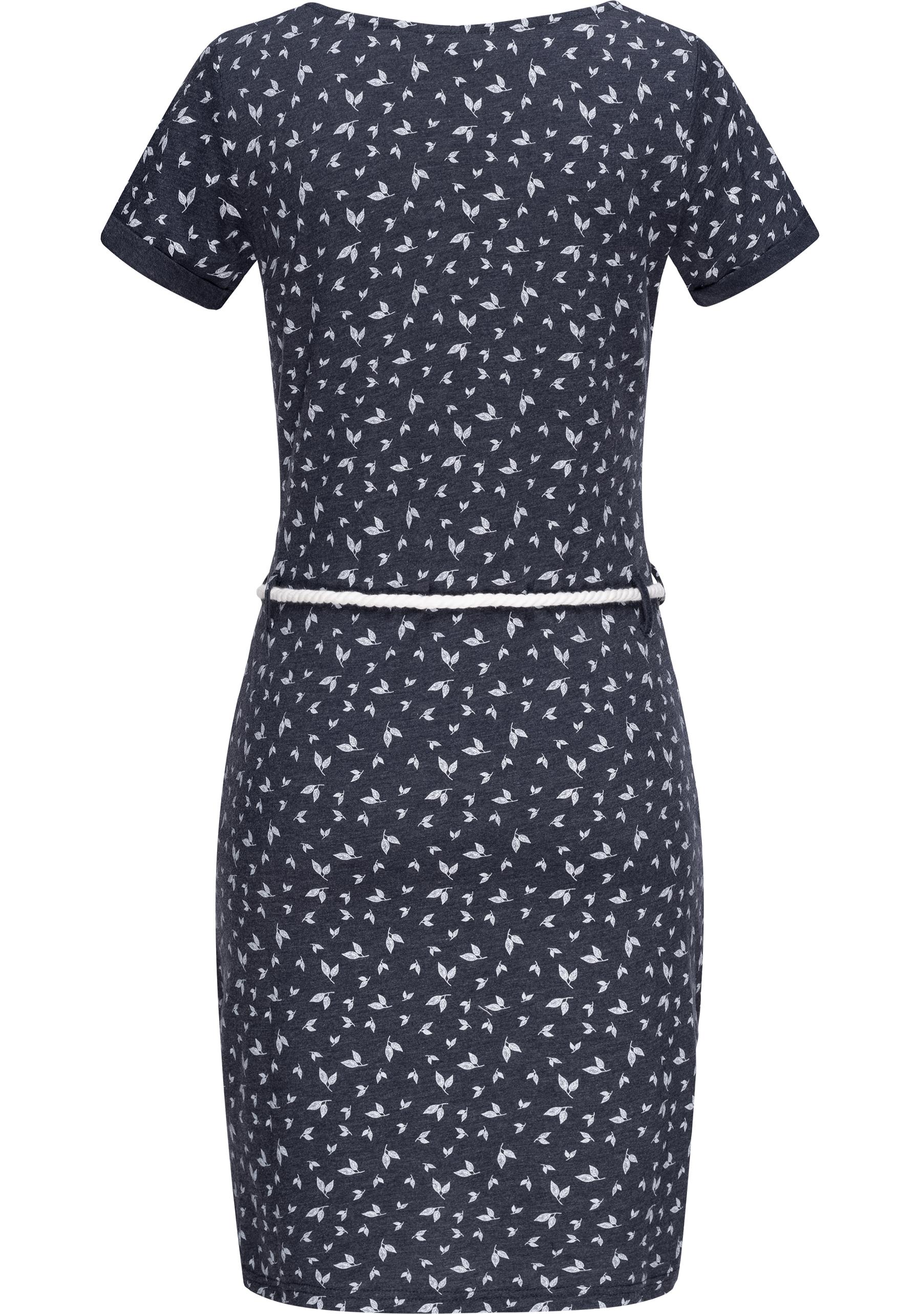 Thumbnail - PEAK TIME Sommerkleid "L80022" Eingrifftaschen leichtes Jersey Strandkleid mit Kordel