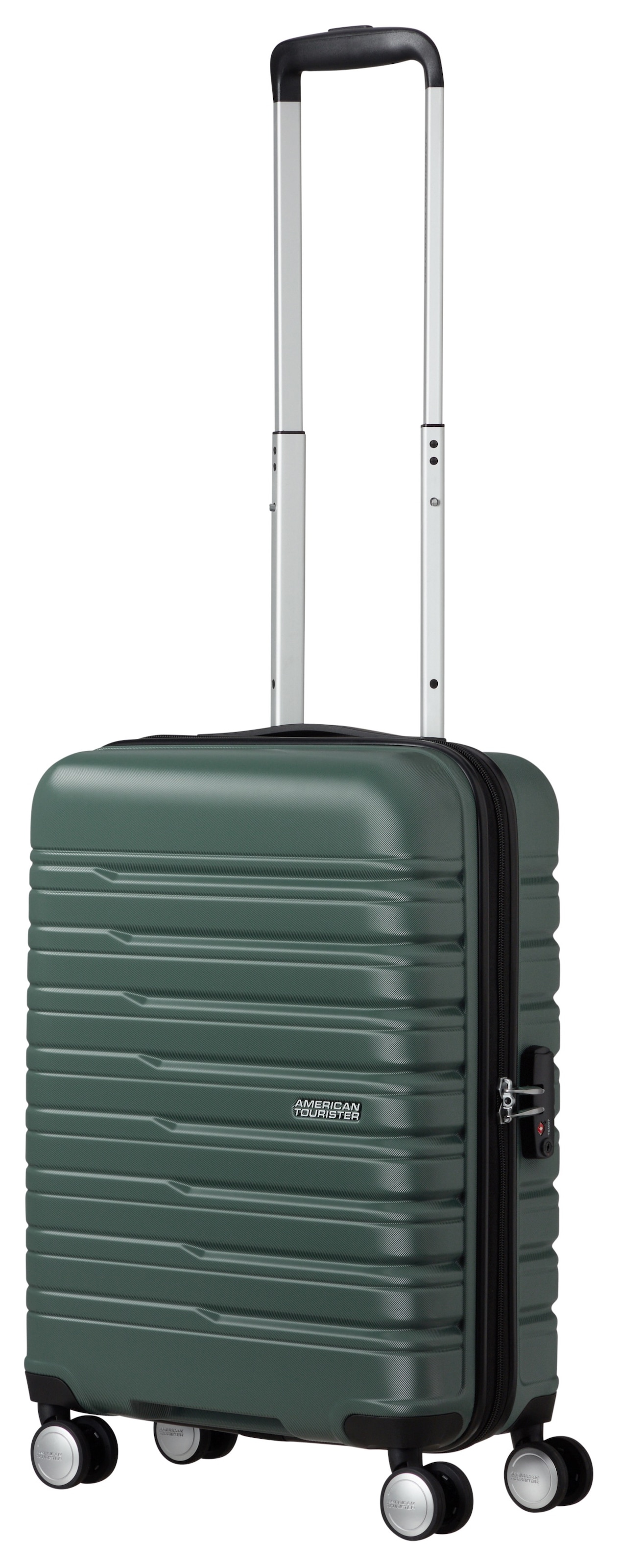 American Tourister® Hartschalen-Trolley »FLASHLINE 55«, 4 St. Rollen, Handgepäck-Koffer Reisegepäck Koffer TSA-Zahlenschloss