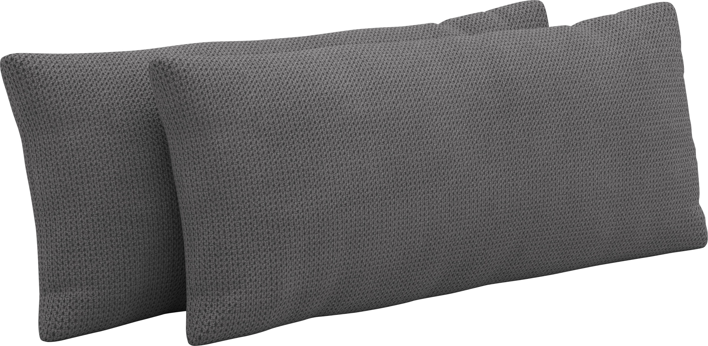 Auflagekissen SIT & MORE, B:65cm H:25cm T:10cm, grau, 90% Polyester, 10% Polyamid, Polsterauflagen, "Emely"