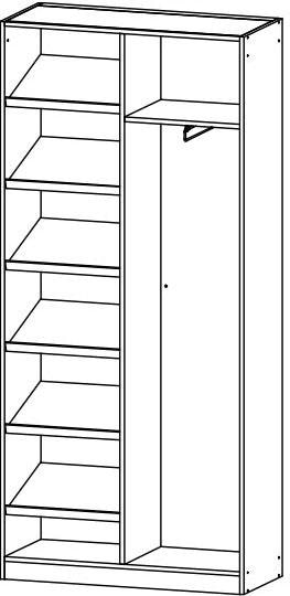 rauch Garderobenschrank »Minosa«, Breite 91 cm