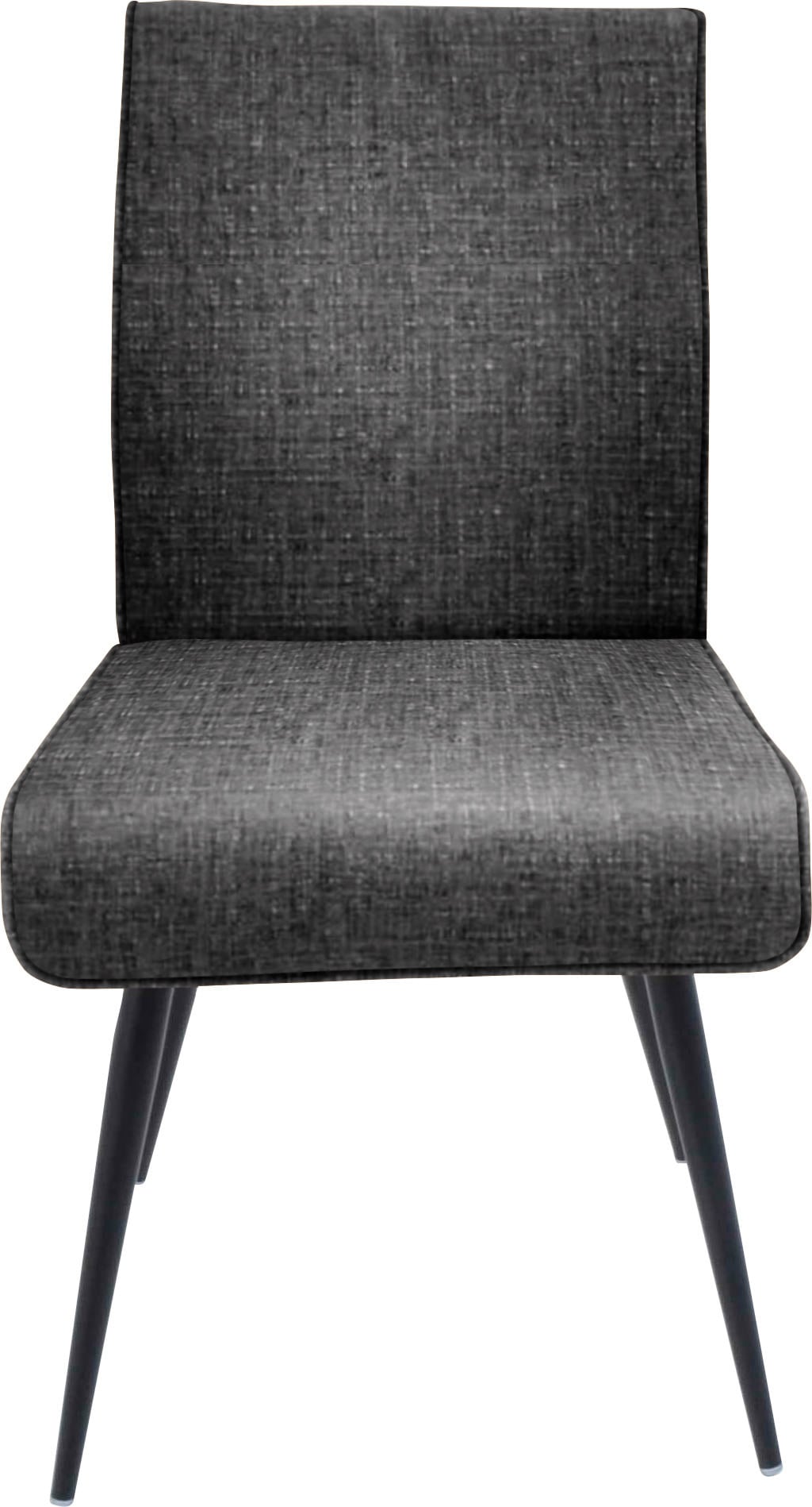 K+W Komfort & Wohnen 4-Fußstuhl »Giacomo I« () 1 Stk.4- Fußstuhl mit umlaufenden 4mm Keder am Rücken und Sitz, Metallfüße