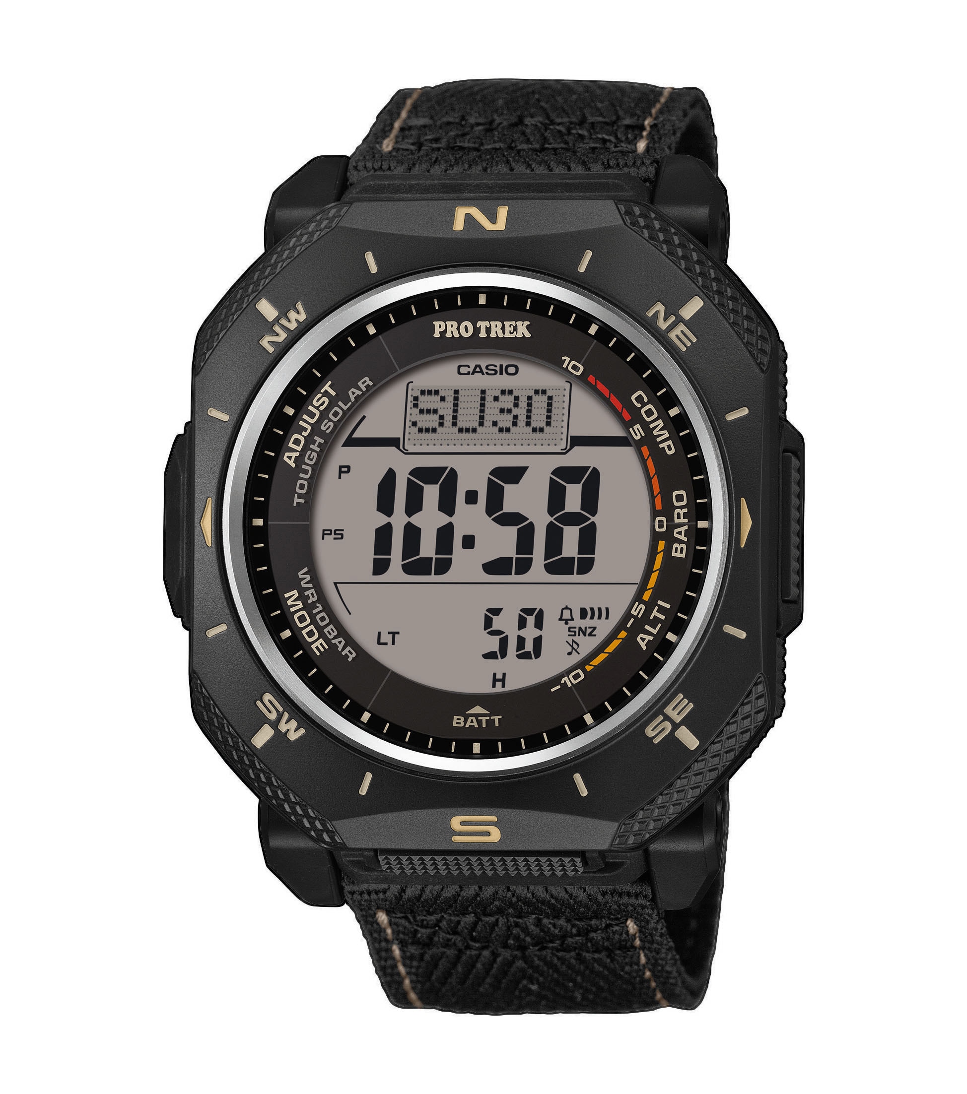 CASIO PRO TREK Multifunktionsuhr Armbanduhr, Herrenuhr, digital, automatischer Kalender, Thermometer