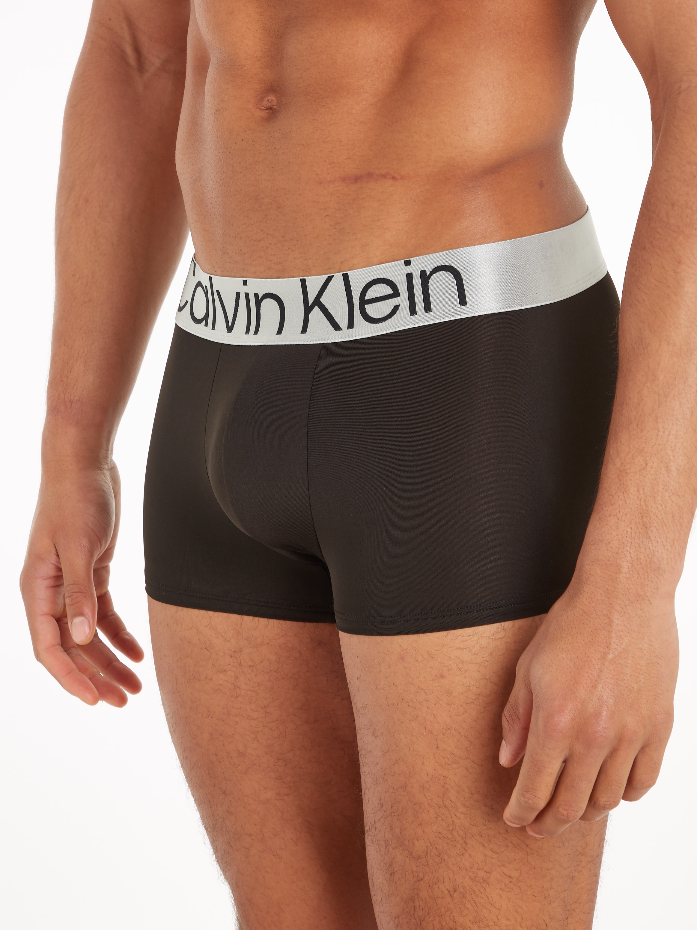 Calvin Klein Underwear Trunk, (Packung, 3 St., 3er-Pack), mit konstrastfarbenem Logoschriftzug