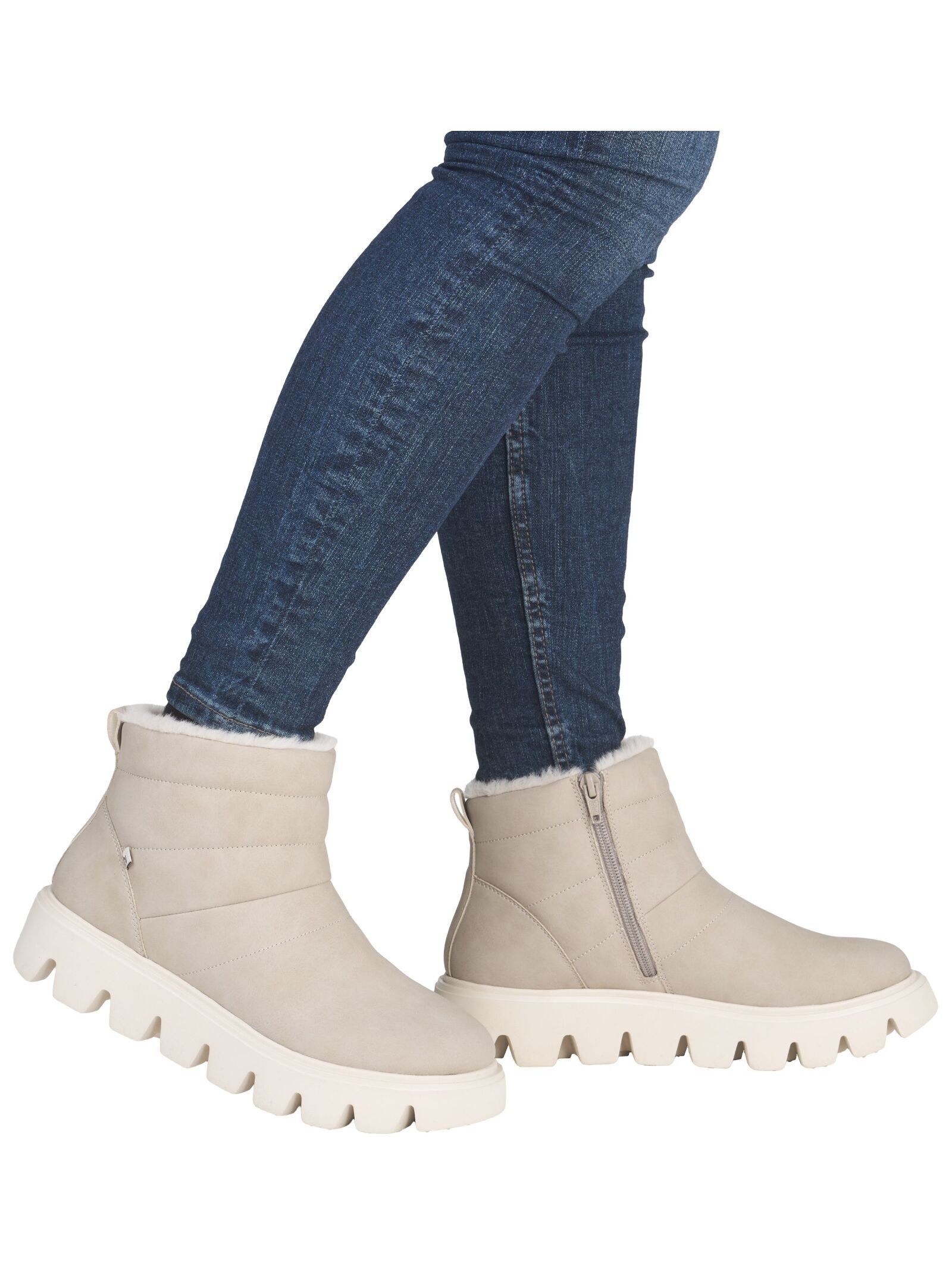 Thumbnail - Rieker Plateaustiefelette "Rieker Stiefelette Glattleder"