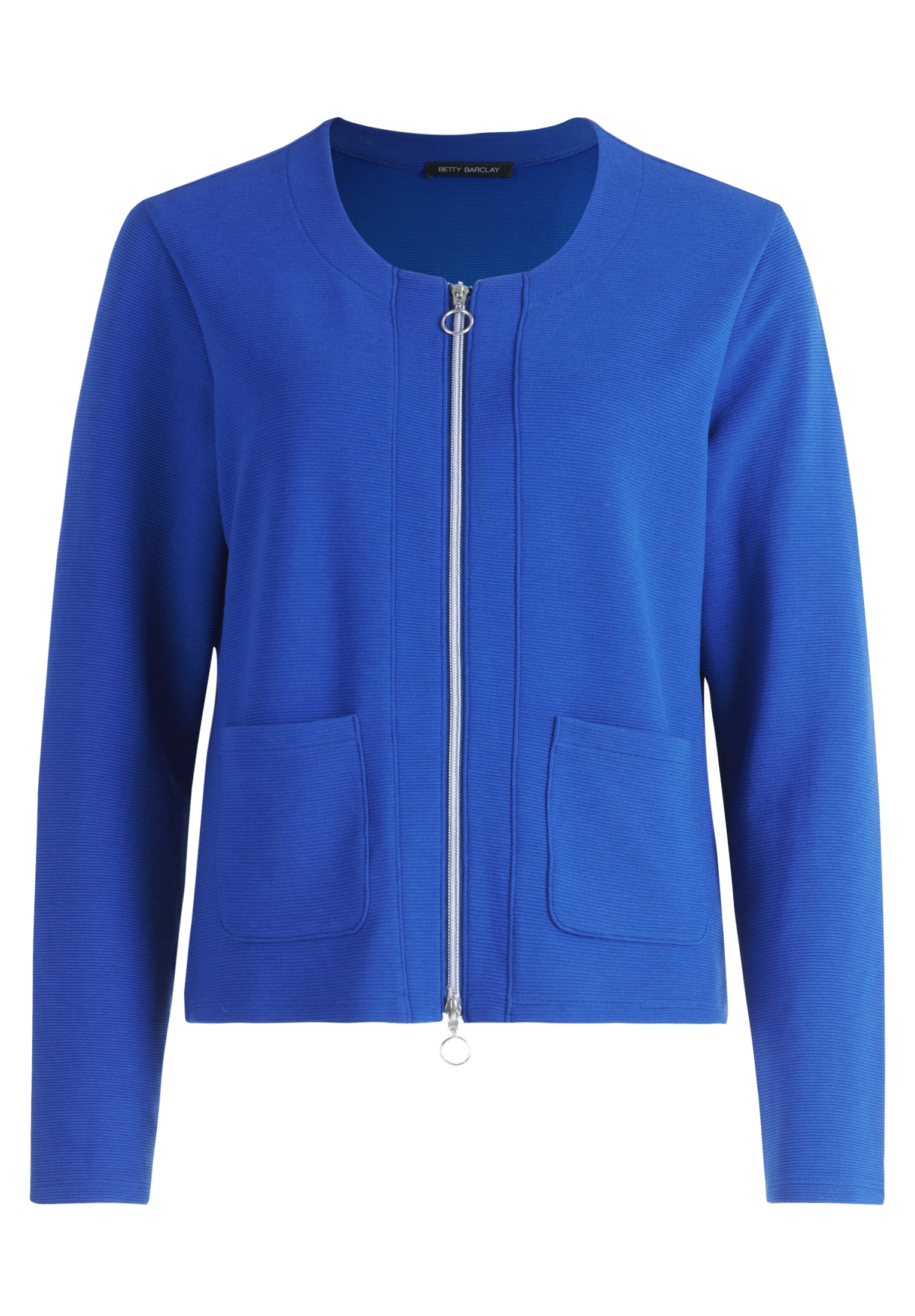 Betty Barclay Sweatjacke »Betty Barclay Shirtjacke mit Struktur«, Taschen