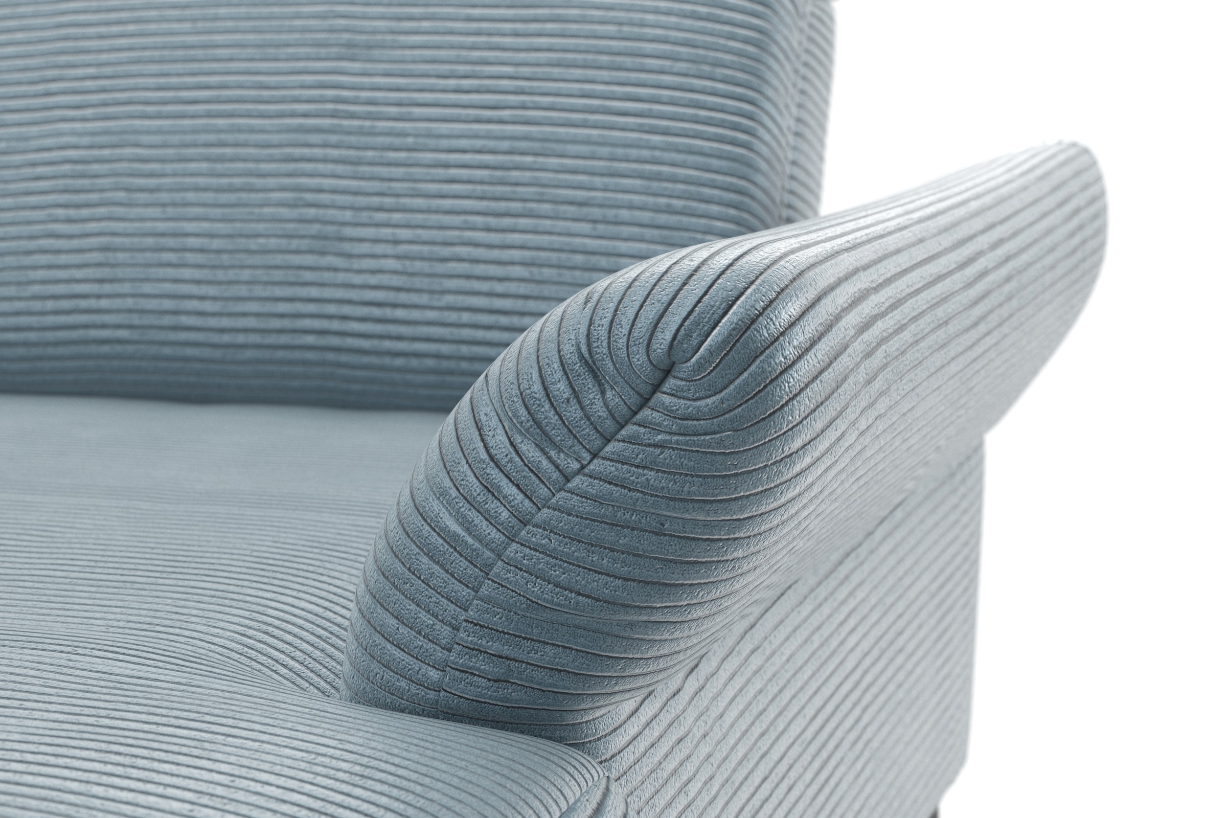 INOSIGN Wohnlandschaft »Coco U-Form«, Sitztiefen-, Arm- und Kopfteilverstellung, Cord-Bezug, Fußhöhe 15 cm