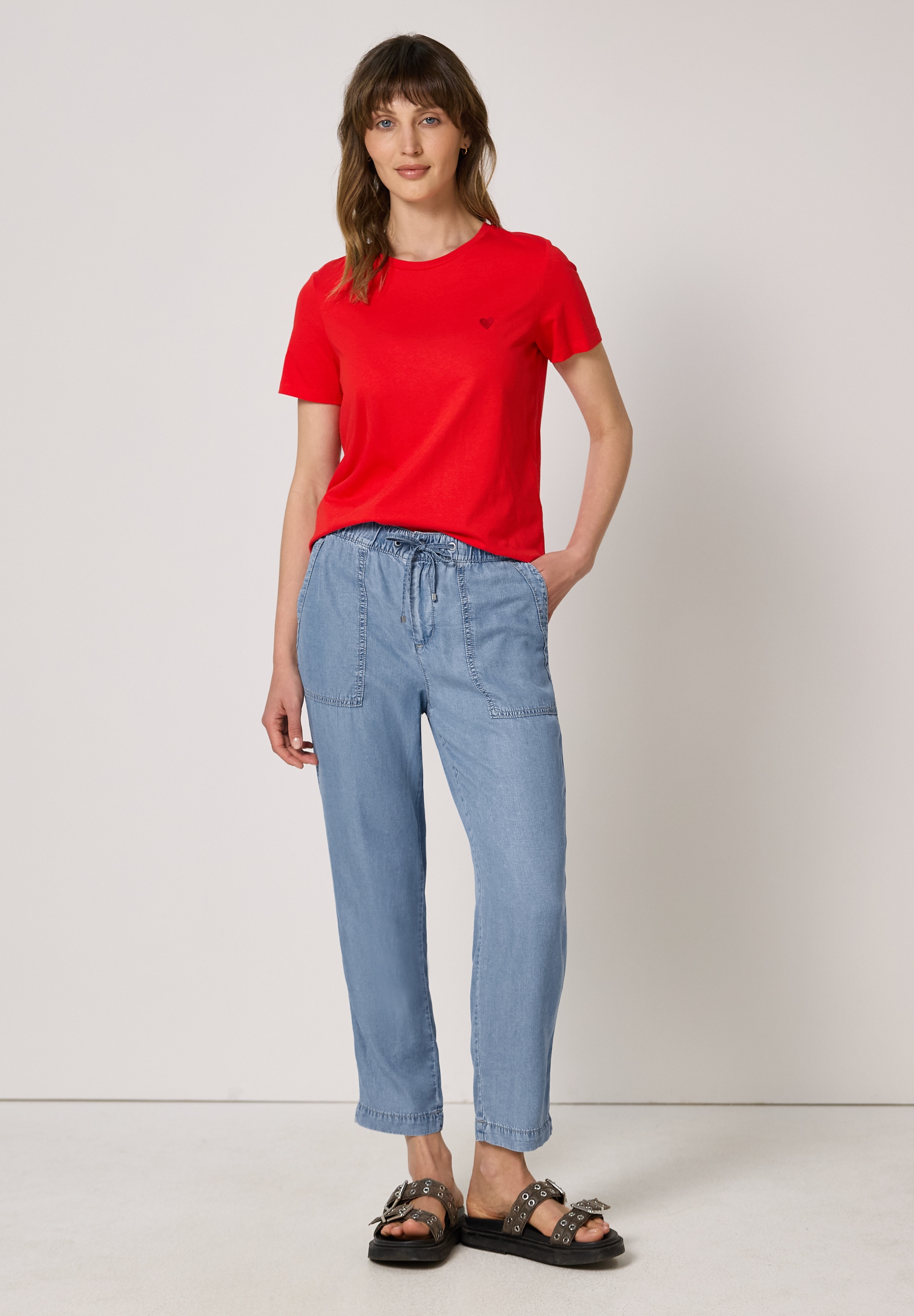 STREET ONE STUDIO Jogger Pants  aus Lyocell