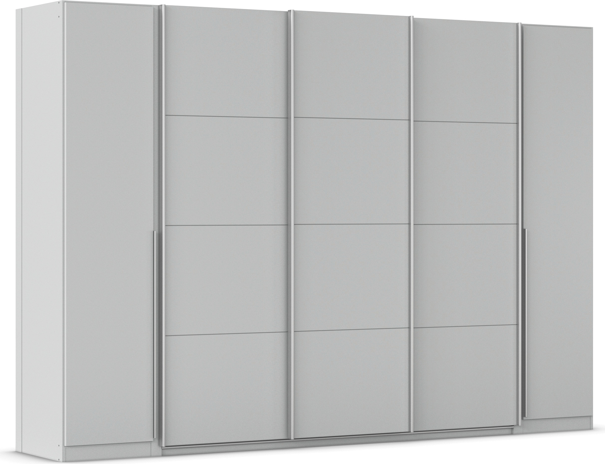 OTTO home Schwebetürenschrank "Dreh-/Schwebetürenschrank Kleiderschrank Familie, Agordo" im angesagten Mix aus Dreh- und Schwebetüren, B/H/T 301x210X62cm viele Farben verfügbar TOPSELLER Made in GERMANY