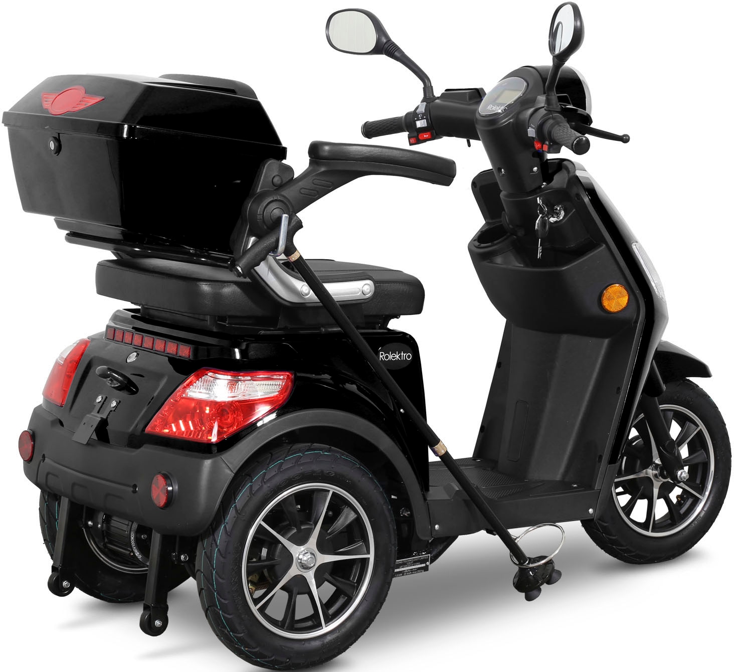 Rolektro Elektromobil 25 V.2, (mit Blei-Gel-Akku«, W, | BAUR per 1000 km/h, Topcase) 25 Raten »E-Trike