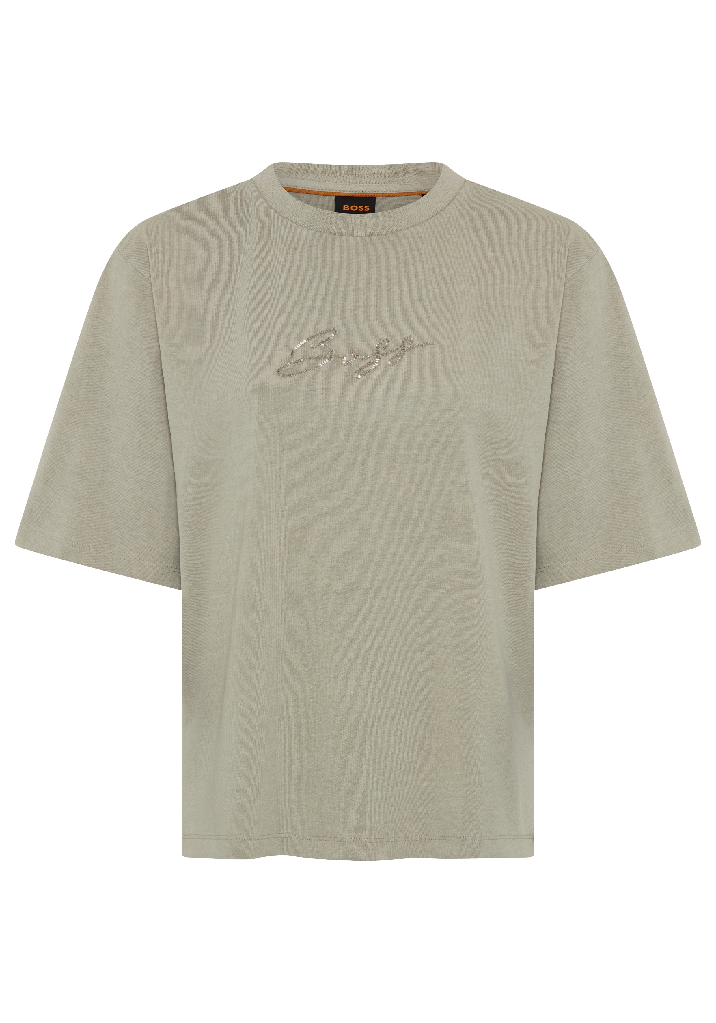 BOSS ORANGE T-Shirt "Eregular Premium Damenmode" im Relaxed Fit, Print