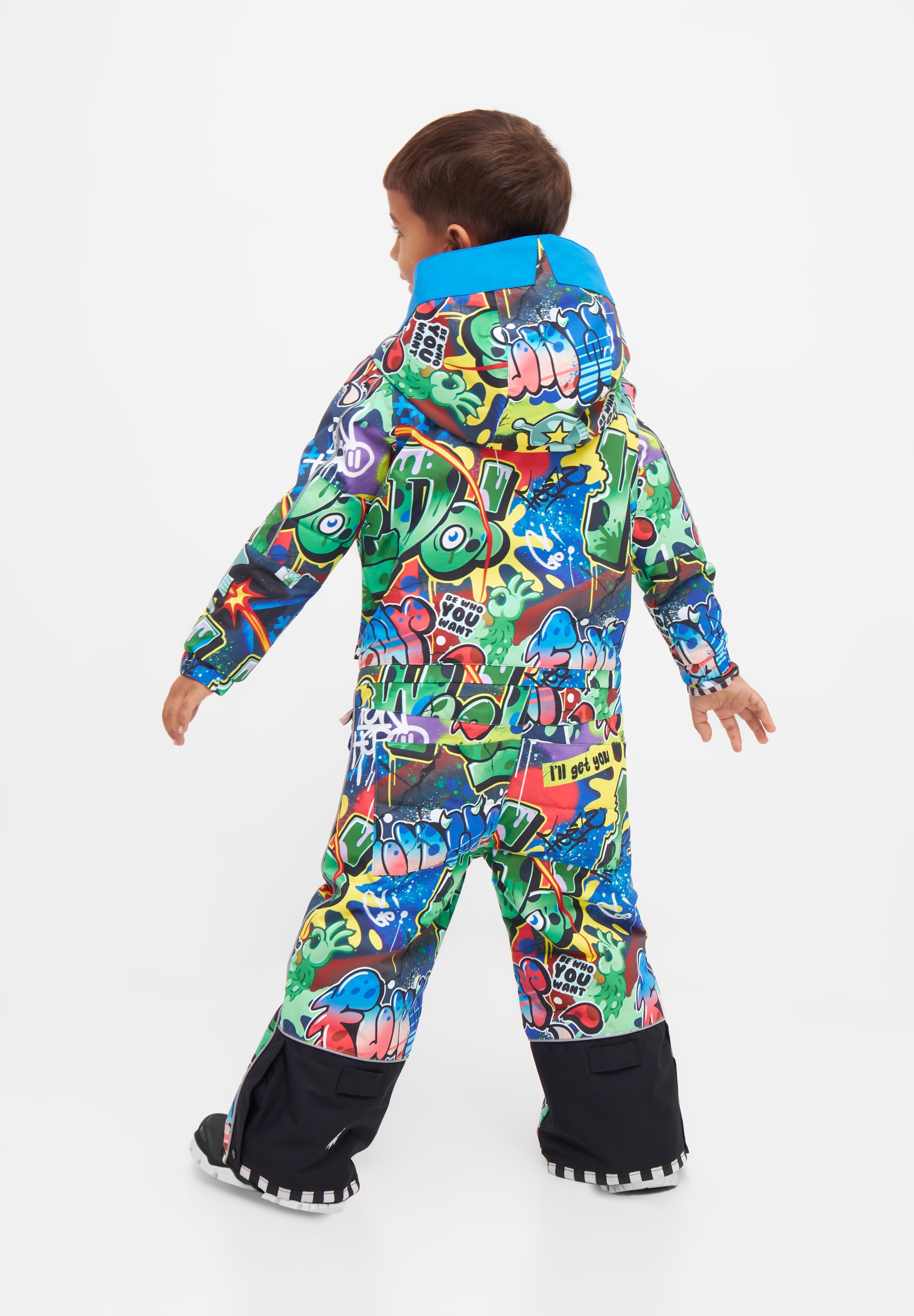 WeeDo Schneeoverall »COSMO SPRAYPRINT«, Mitwachsender Schneeanzug