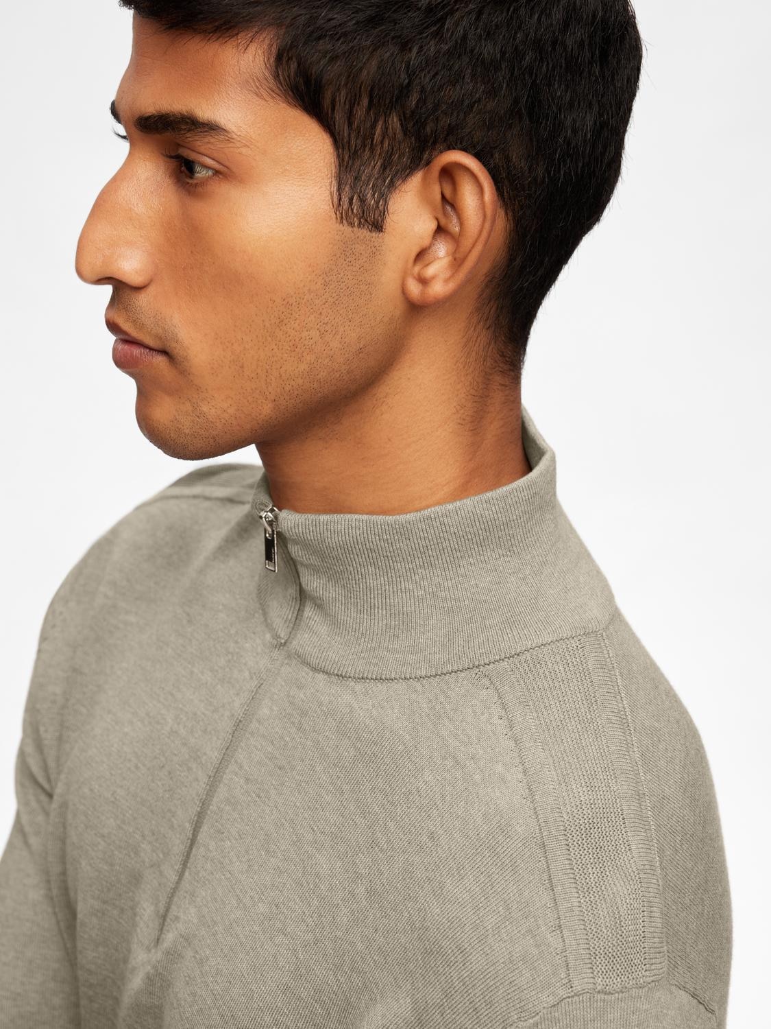 SELECTED HOMME Troyer »SLHBERG HALF ZIP CARDIGAN NOOS«