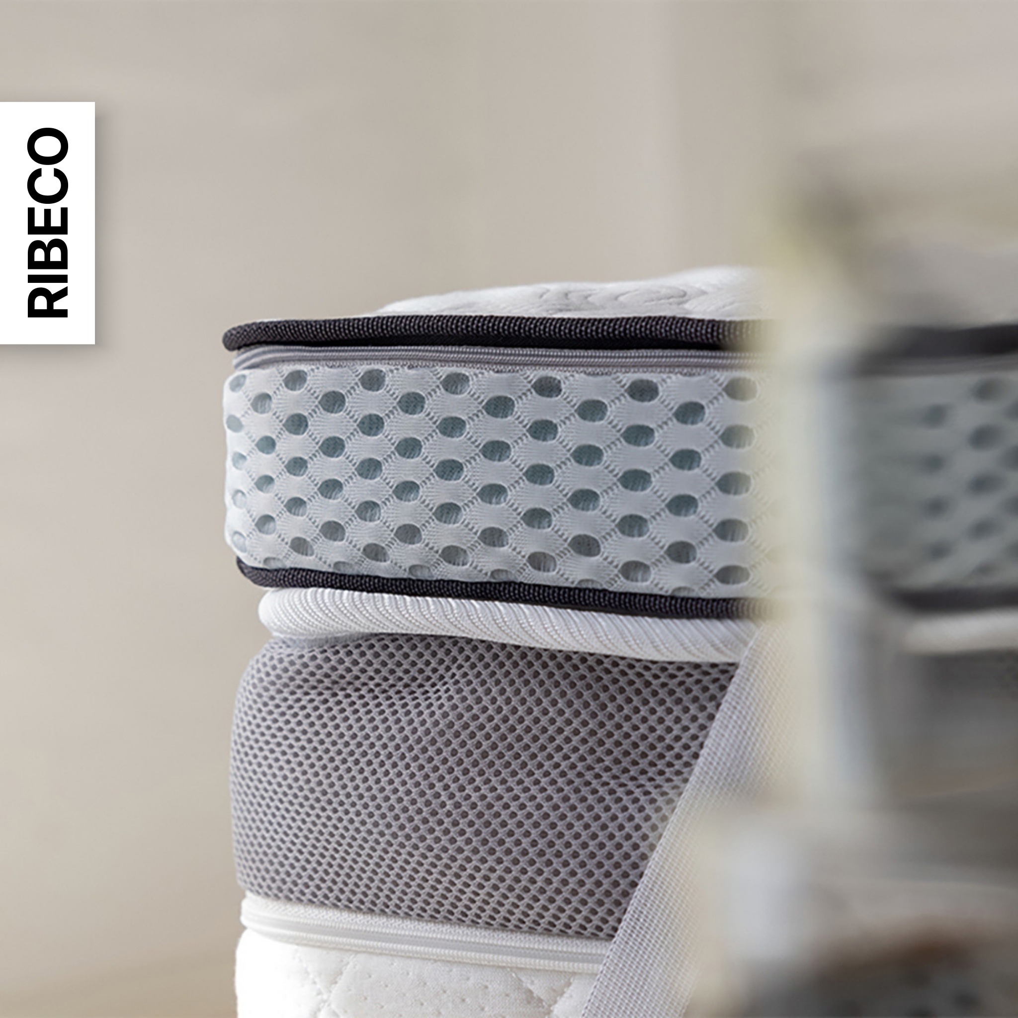 RIBECO Topper »Aaron MAXI, Topper 90x200 cm,180x200 cm« Matratze, Boxspringbett geeignet, ergonomisch, Made in EU