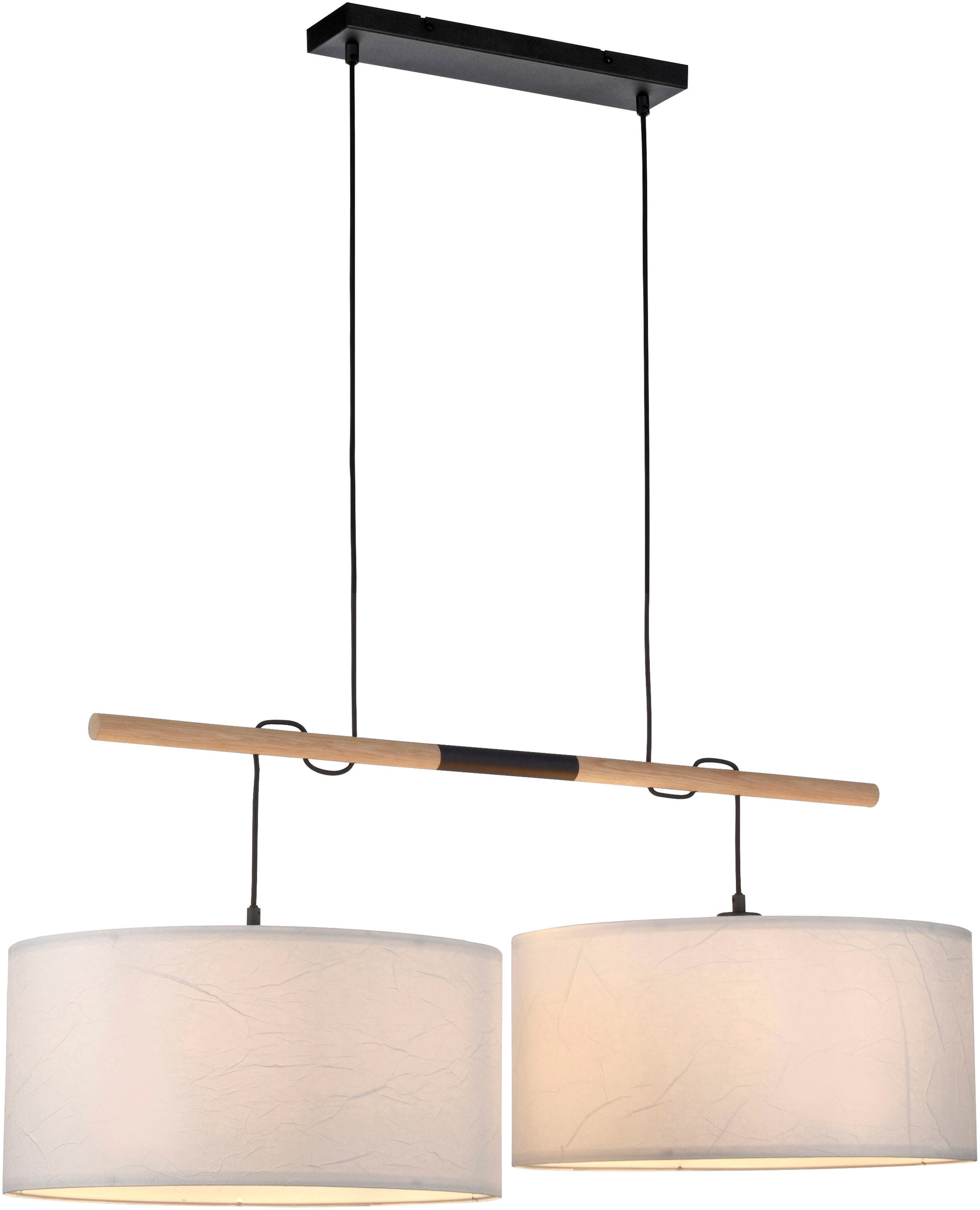 JUST LIGHT Pendelleuchte »GREEN SOFI«, 2 flammig, Leuchtmittel E27 | ohne Leuchtmittel
