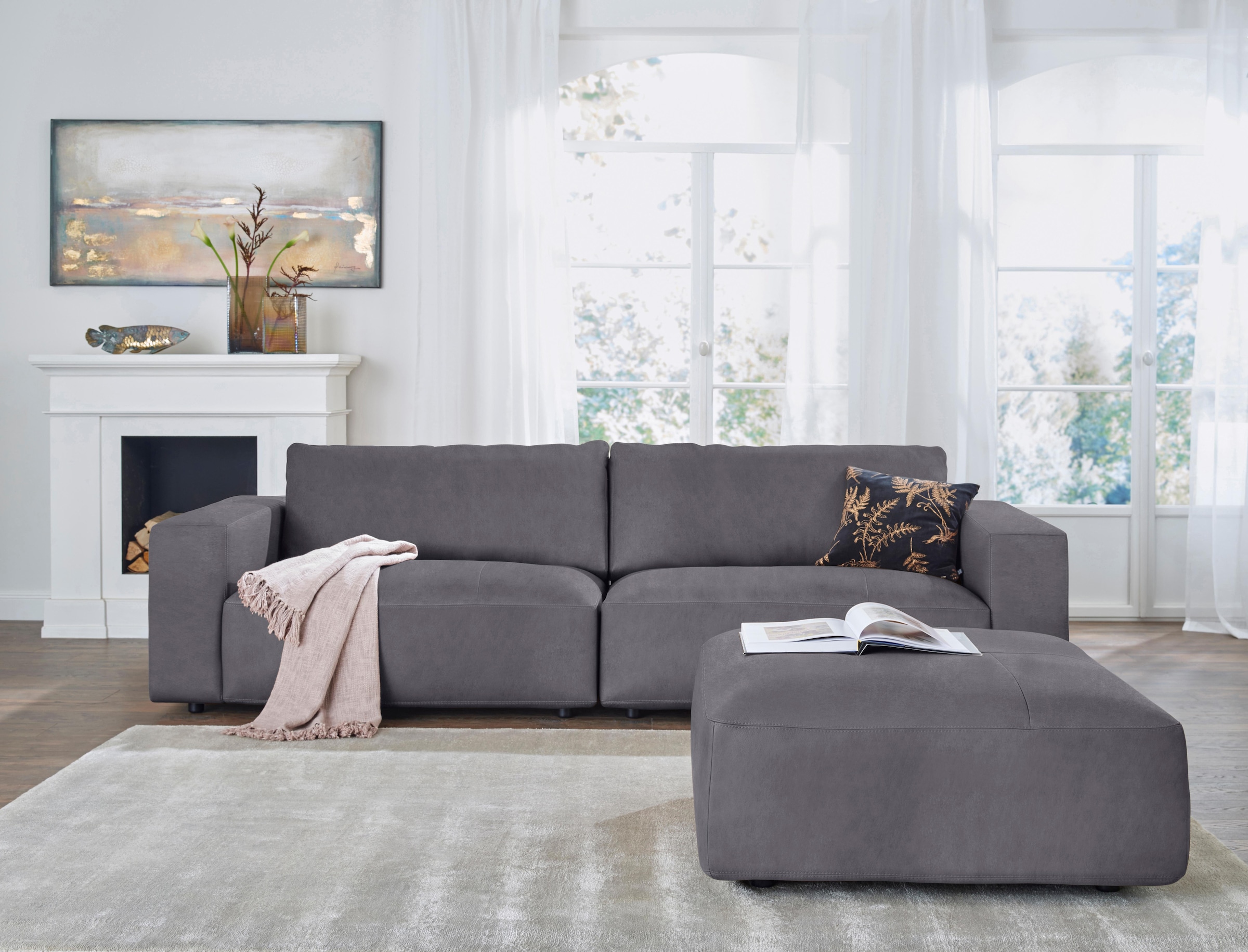 Musterring Big-Sofa »LUCIA« in vielen Qualitäten und 4 unterschiedlichen Nähten, 3-Sitzer
