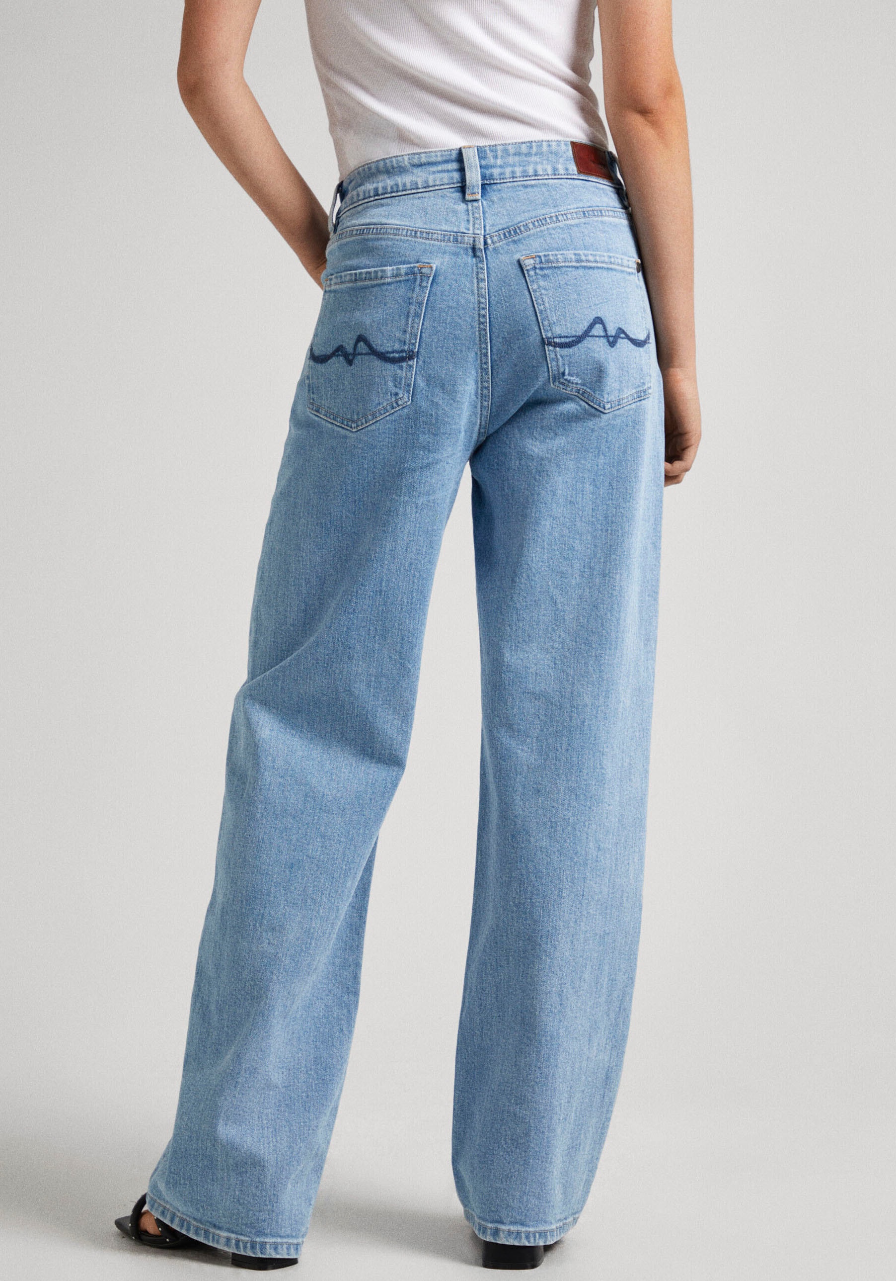 Pepe Jeans Loose-fit-Jeans "LOOSE ST JEANS HW", mit geradem, weitem Bein günstig online kaufen