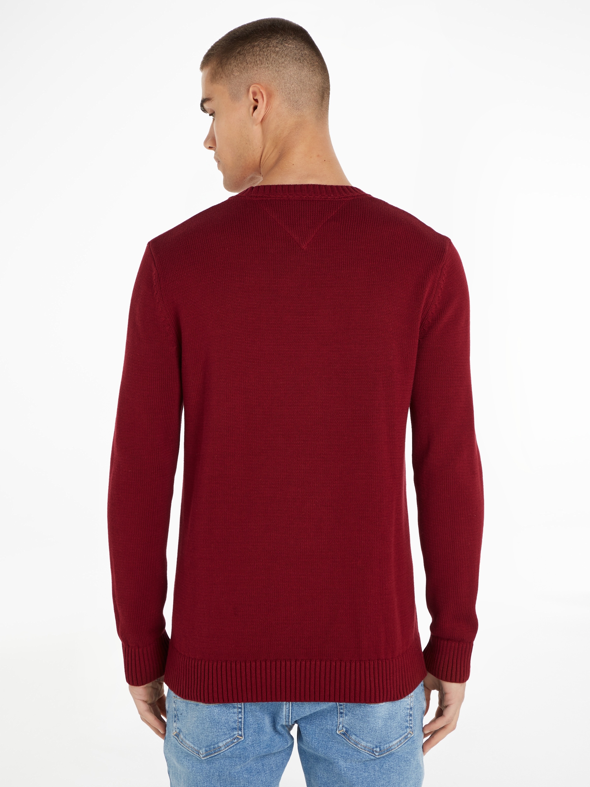 Tommy Jeans Strickpullover "TJM ESSENTIAL CREW NECK SWEATER" günstig online kaufen