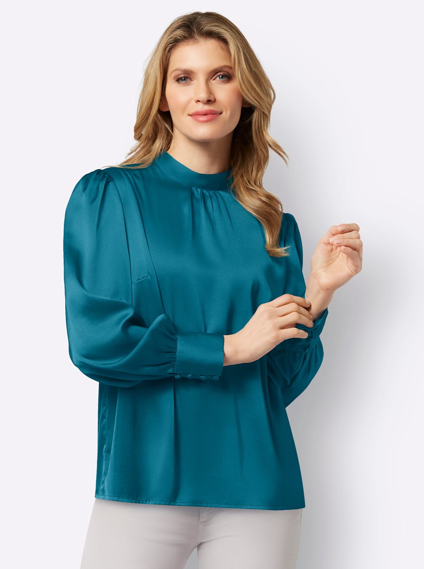 Classic Basics Satinbluse günstig online kaufen