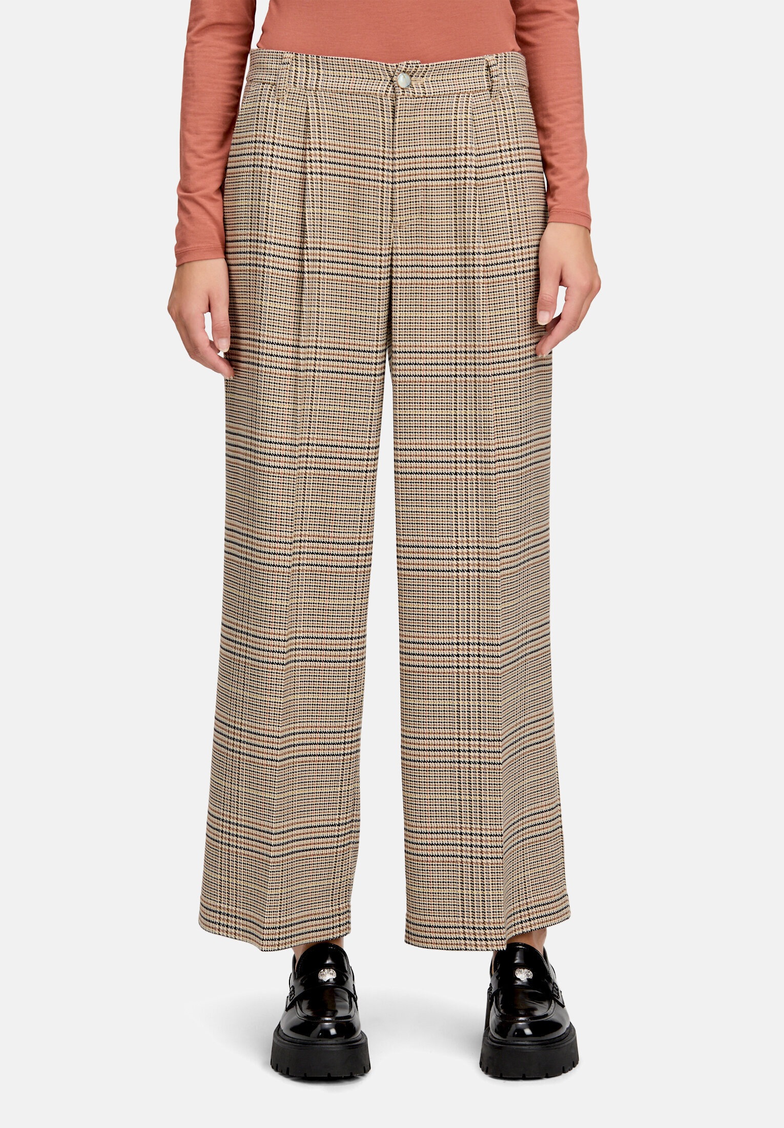 Cartoon Bundfaltenhose »Damen mit Bundfalten«