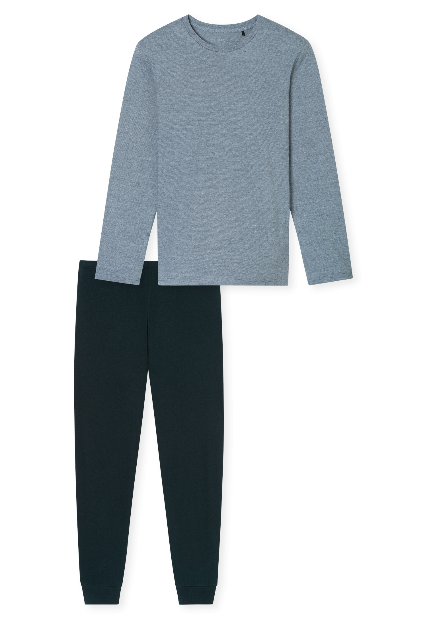 Schiesser Schlafanzug ""Casual Essentials"", (2 tlg.), mit feinen, gestrick günstig online kaufen