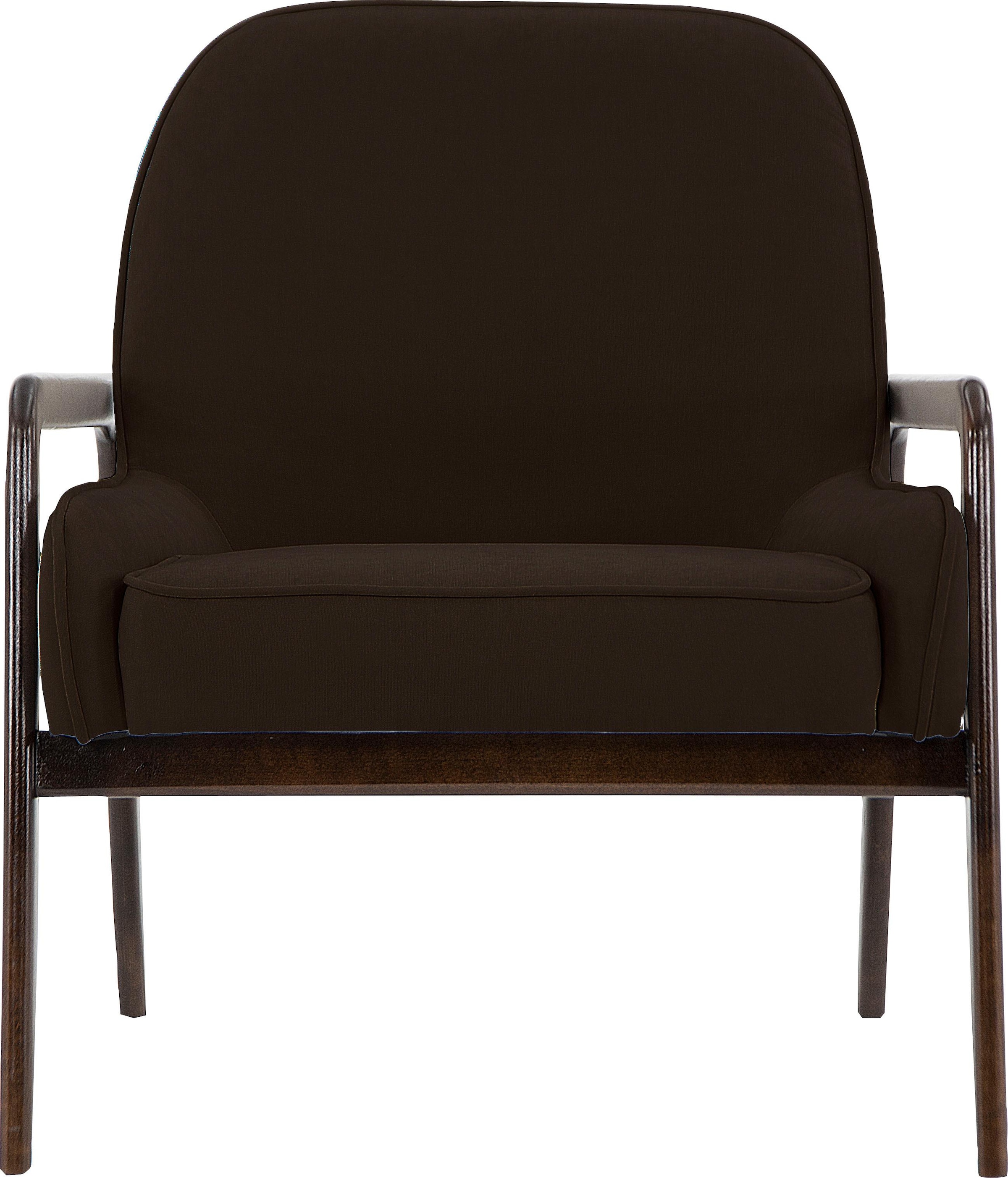 Home affaire Sessel "Braga" wahlweise mit Gestell aus Eiche in dunkel oder günstig online kaufen