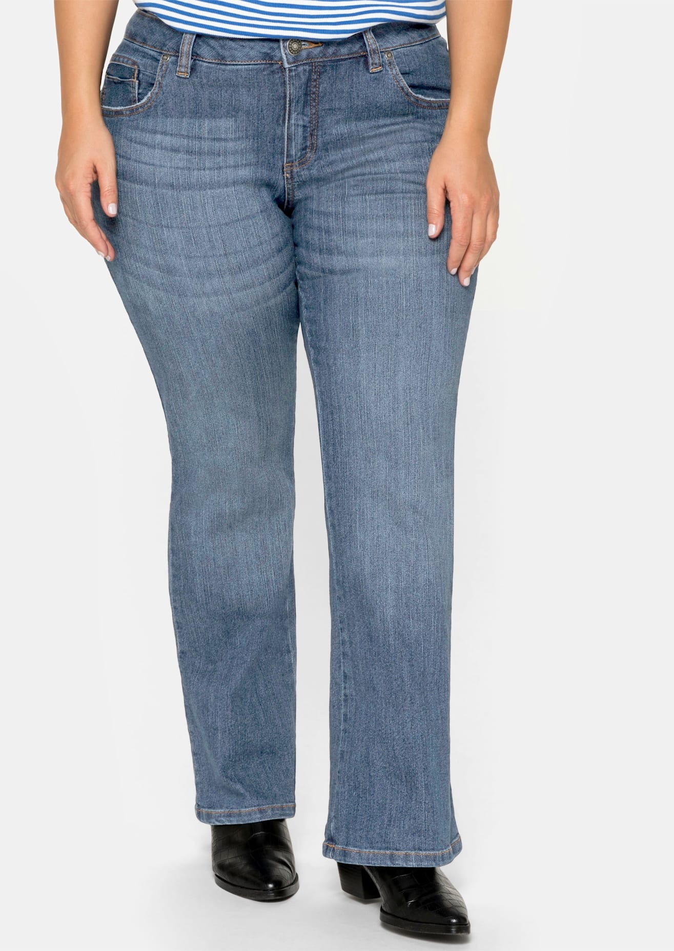 Sheego Bequeme Jeans, (1 tlg.) günstig online kaufen