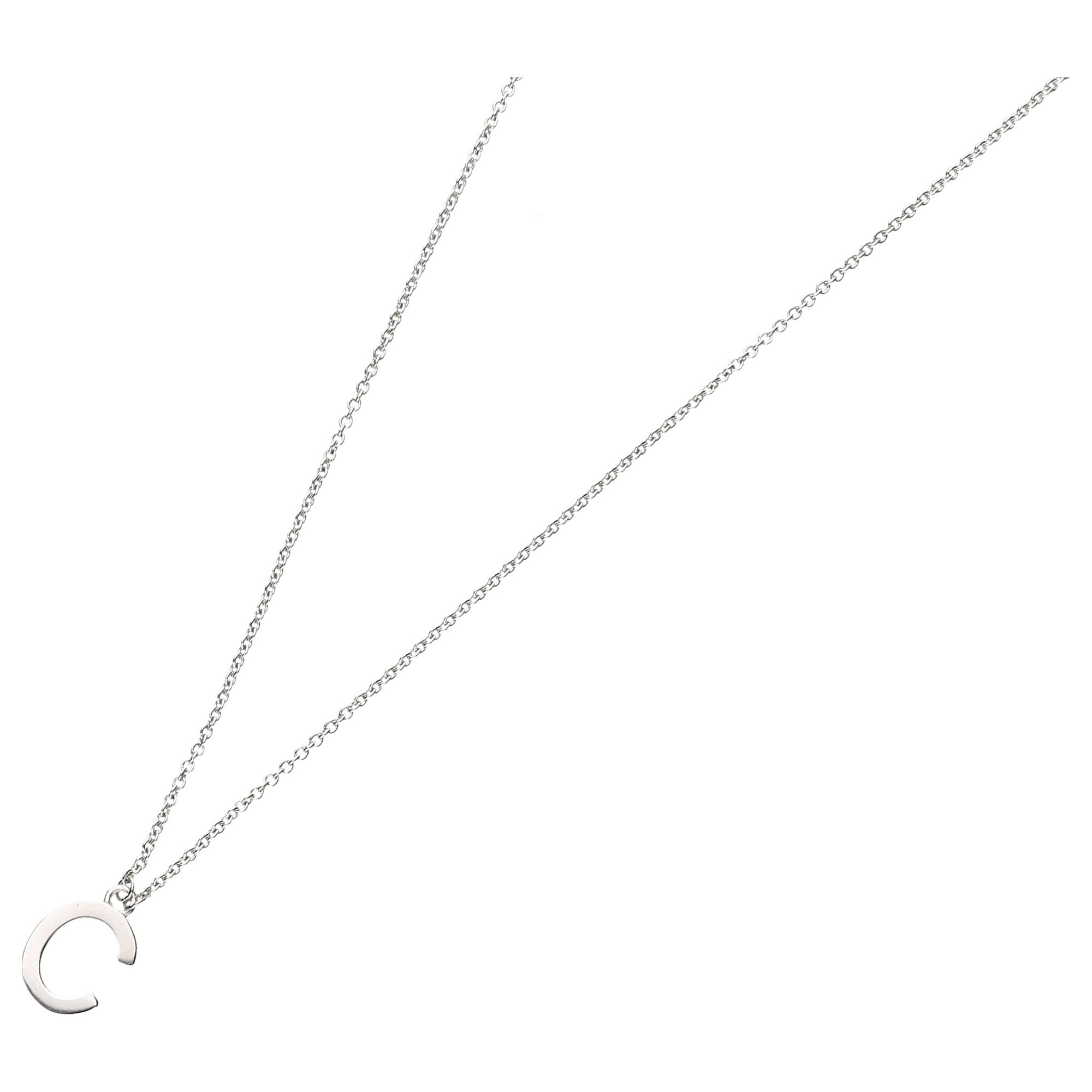 Collier »Buchstabe C, Silber 925«