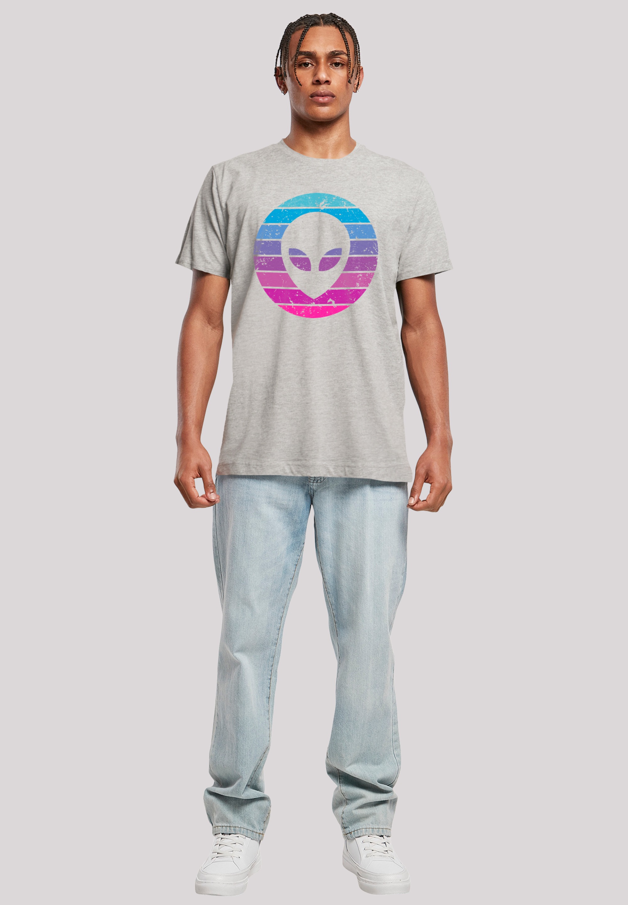 F4NT4STIC T-Shirt »Alien Kopf«, Premium Qualität